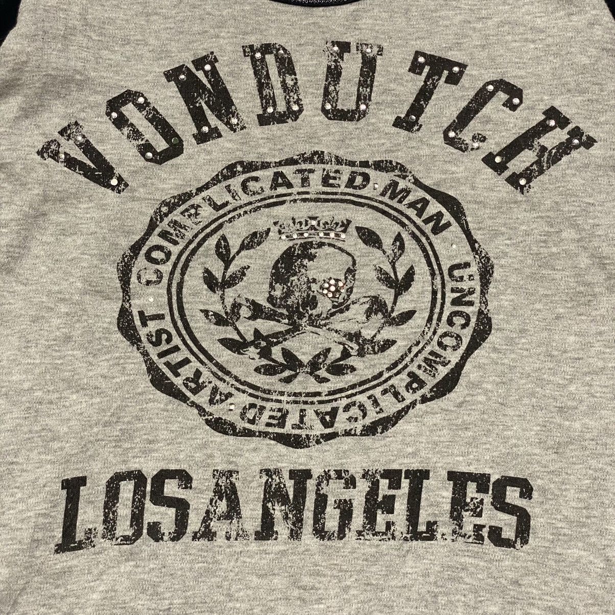 Von Dutch Vintage Von Dutch Swarovski Raglan Tee Size US M / EU 48-50 / 2 - 2 Thumbnail