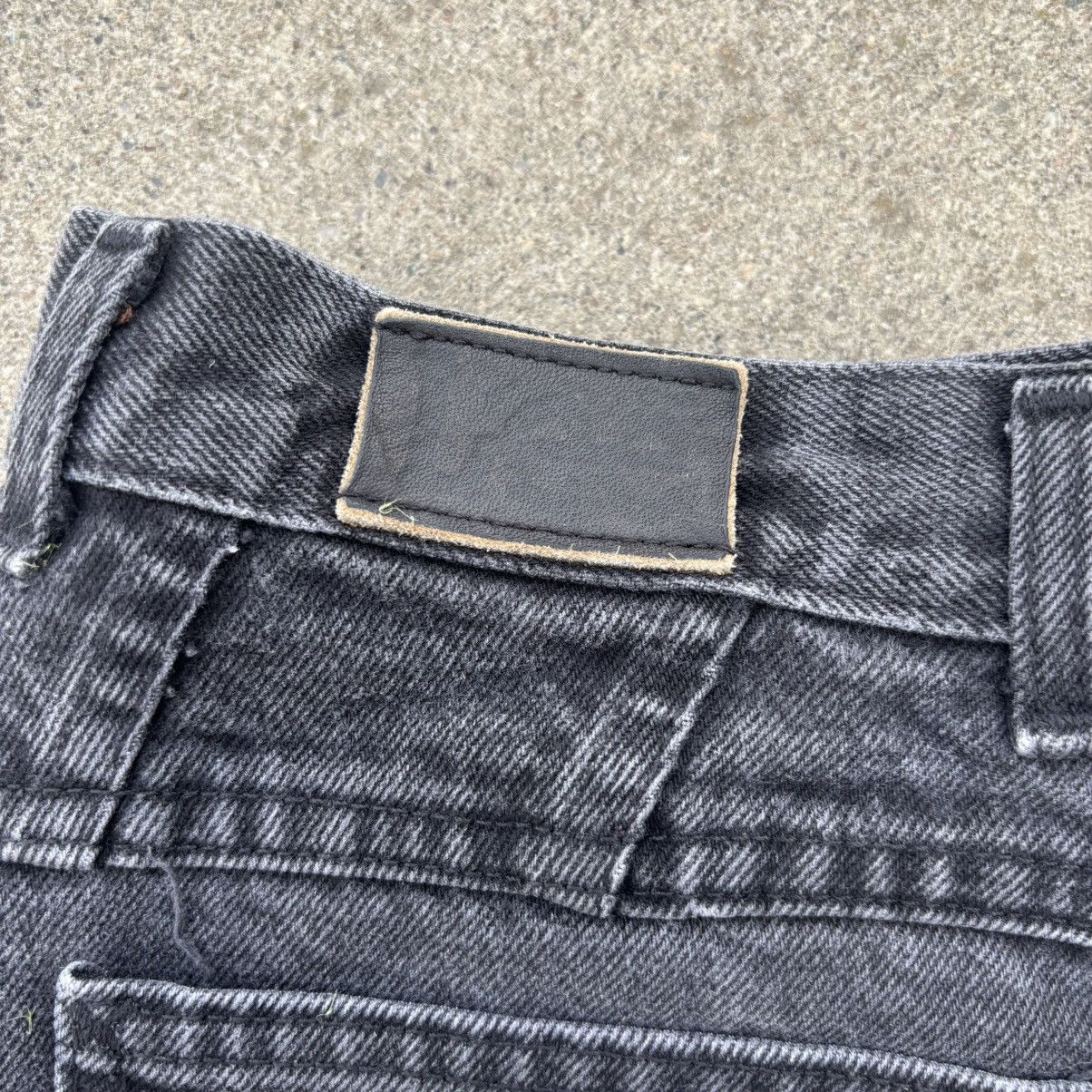 Lee × Vintage Vintage Lee Rider Black Denim Jeans Size 36" / US 14 / IT 50 - 2 Thumbnail