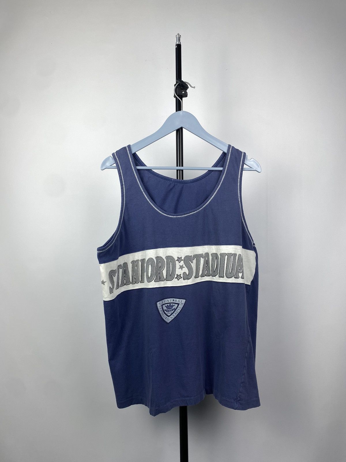 Vintage Vintage 90s Faded USA Stanford Stadium Great Bay Tank Top Size US M / EU 48-50 / 2 - 1 Thumbnail