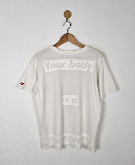 Barbara Kruger Barbara Kruger Your Body is Battleground shirt | Grailed