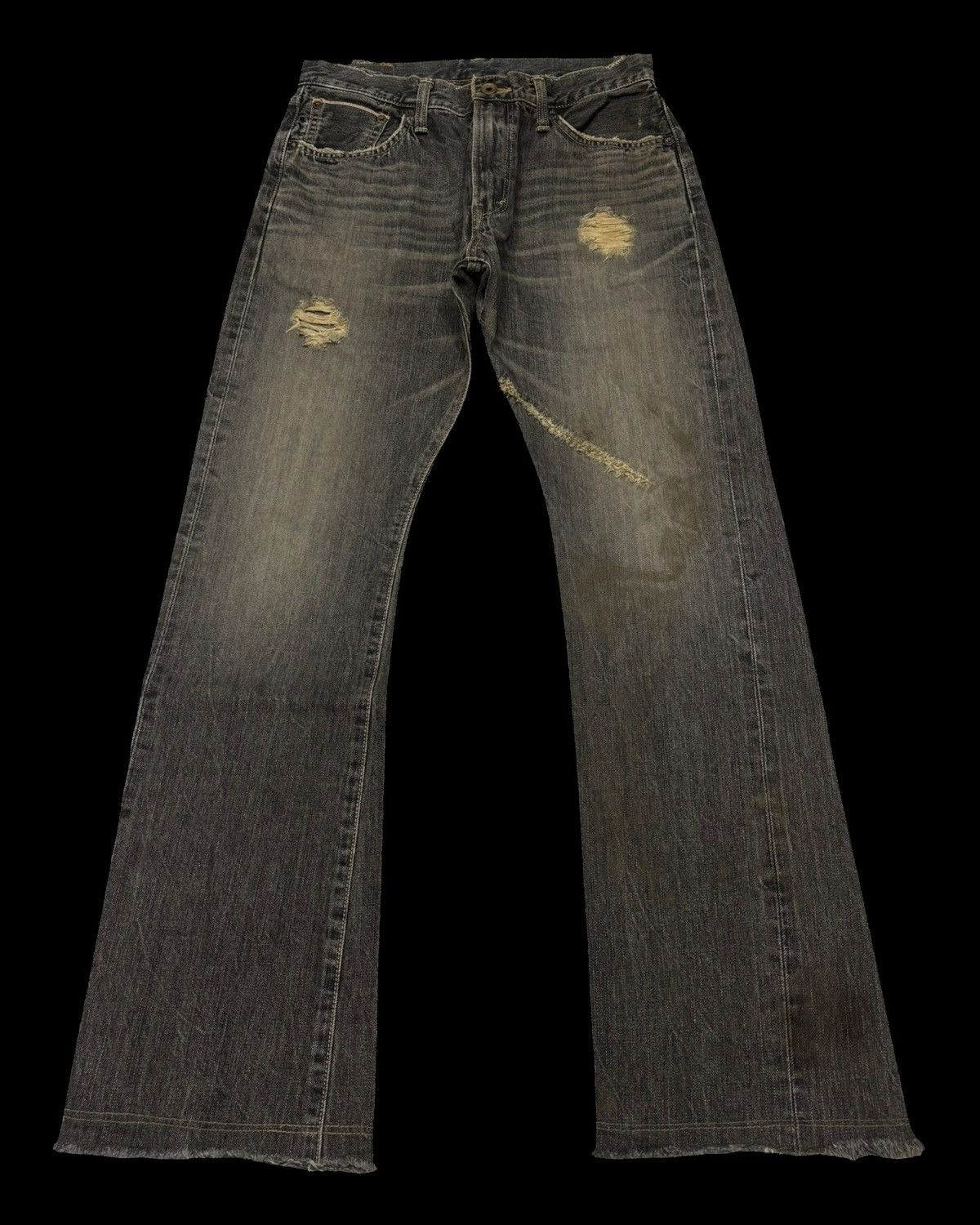 Edwin Flare Jeans Edwin 505s Selvedge Mud Wash Flare Denim Jeans Size US 29 - 1 Thumbnail