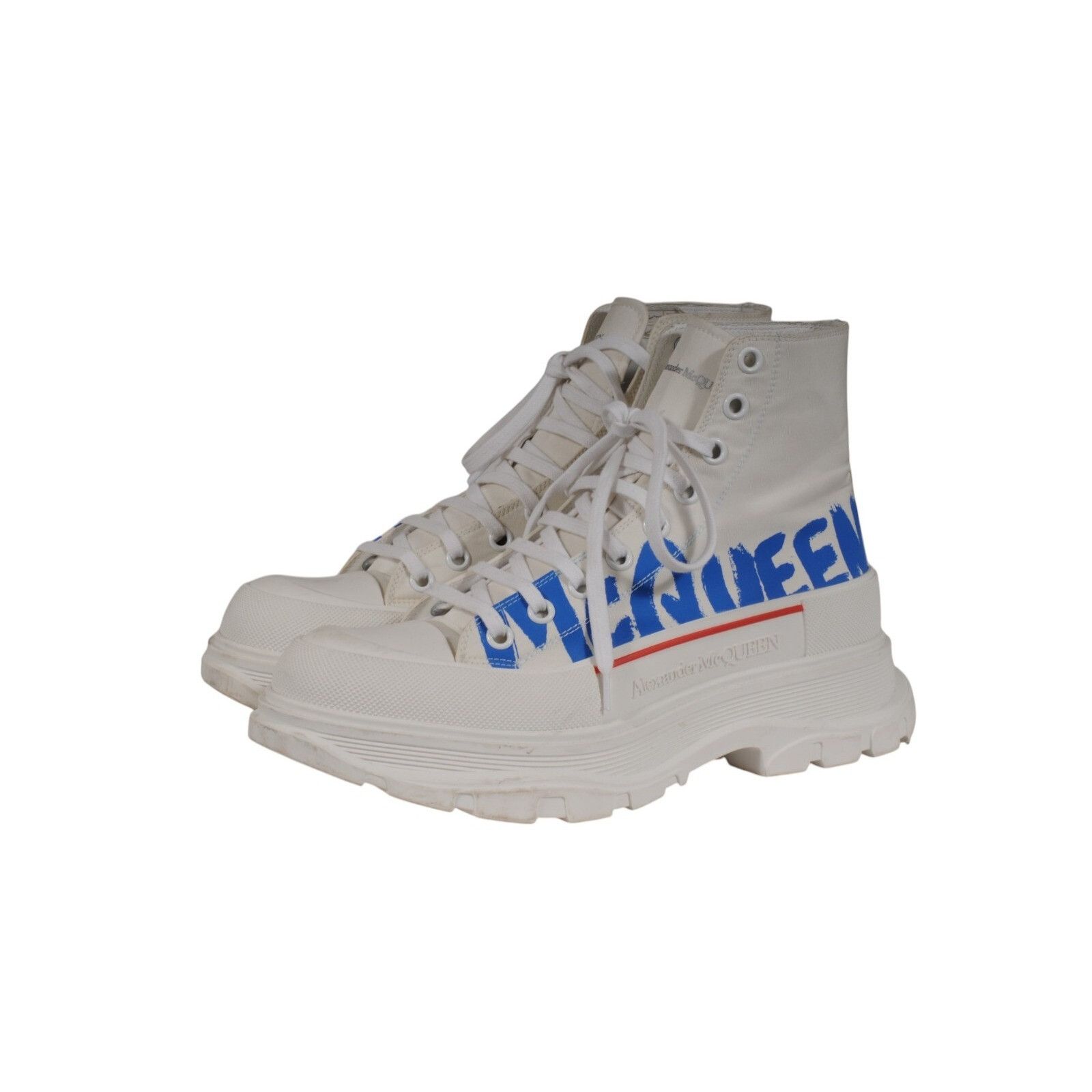 Alexander McQueen Tread Slick Graffiti Logo Boots Size US 9.5 / EU 42-43 - 7 Thumbnail