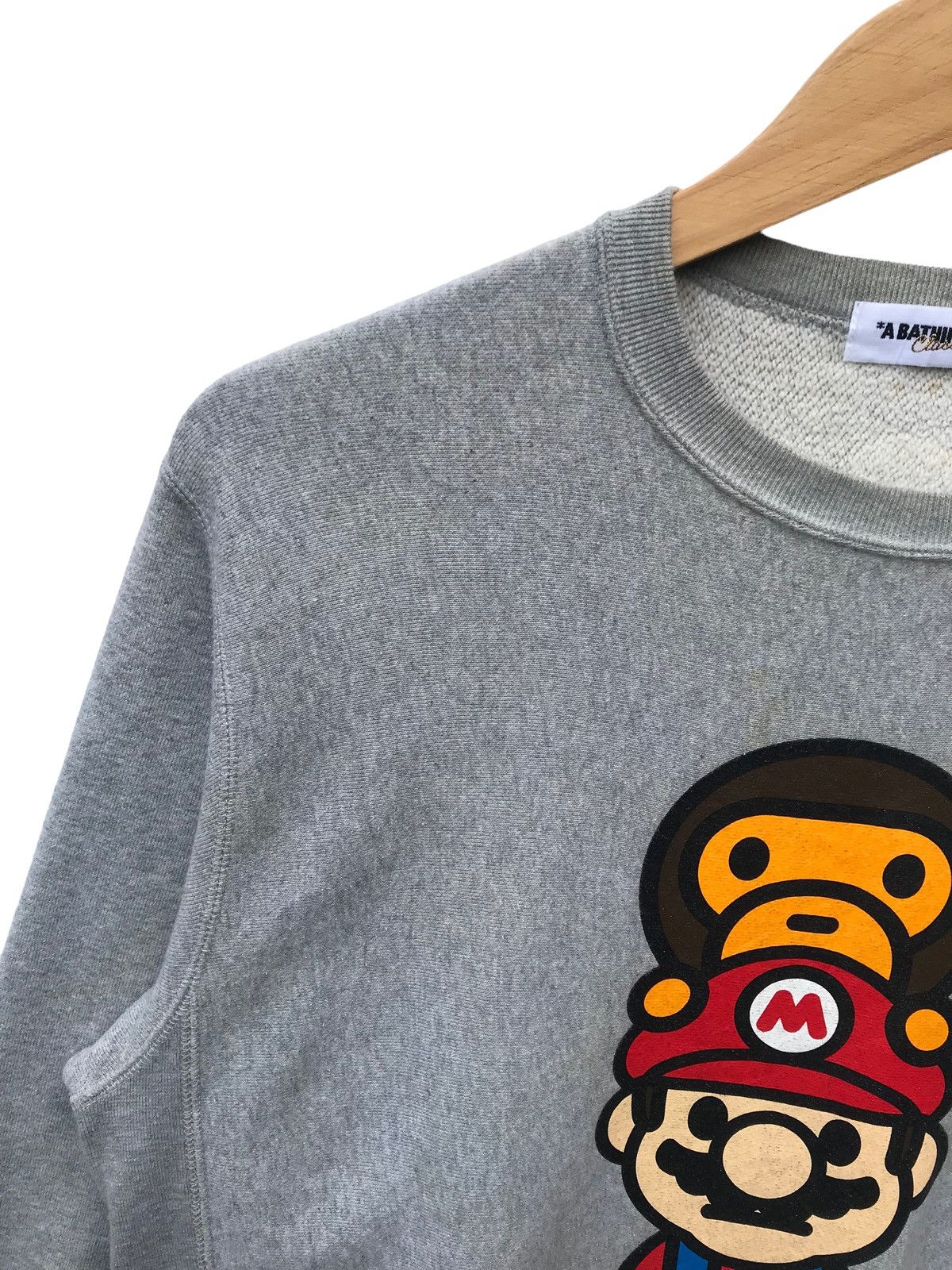 Bape Bape x Mario Baby Milo Crewneck Size US S / EU 44-46 / 1 - 3 Thumbnail