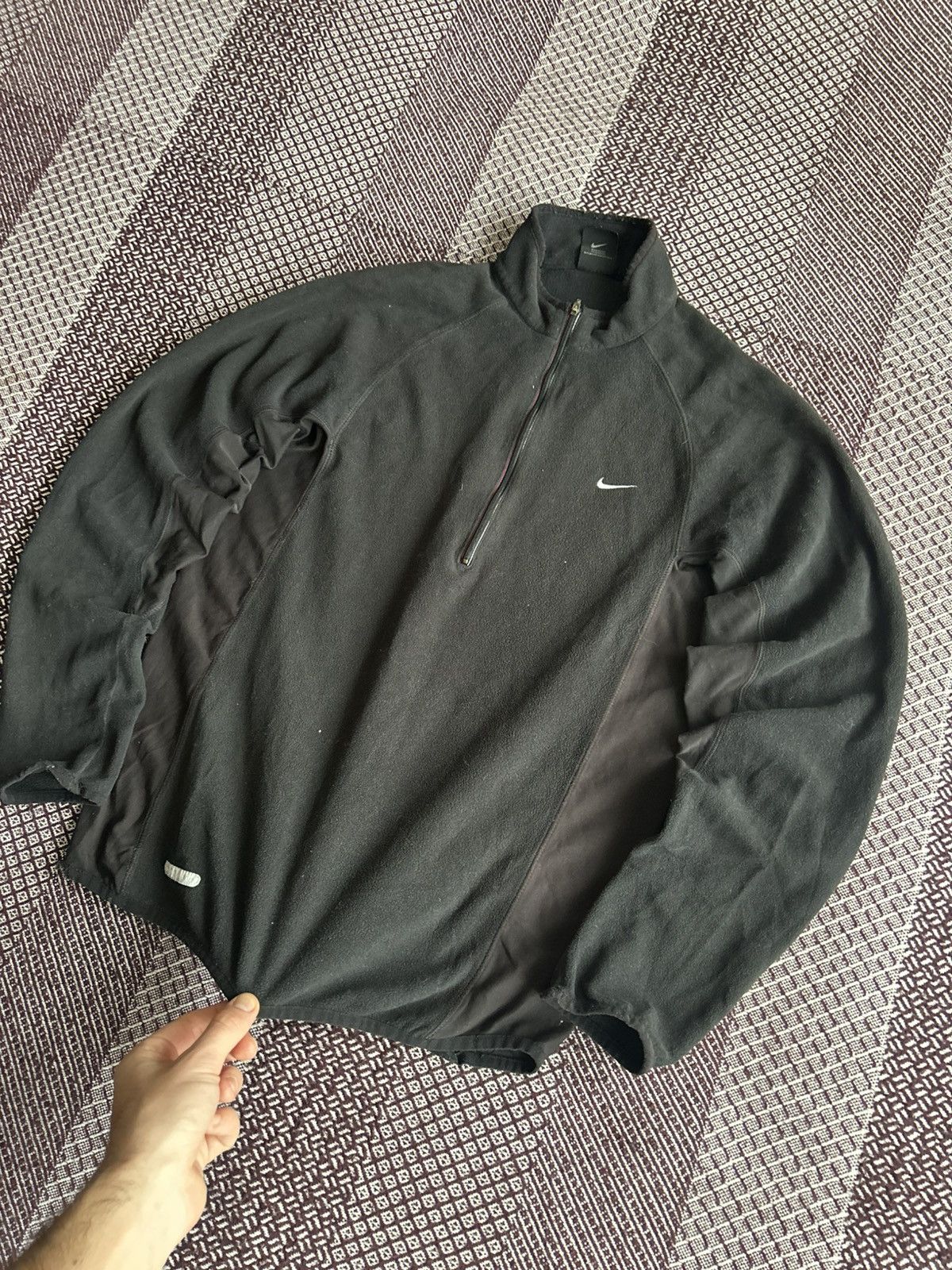 Nike Vintage Nike 00s Therma-Fit Fleece Long Sleeve Sweatshirt S Size US S / EU 44-46 / 1 - 4 Thumbnail