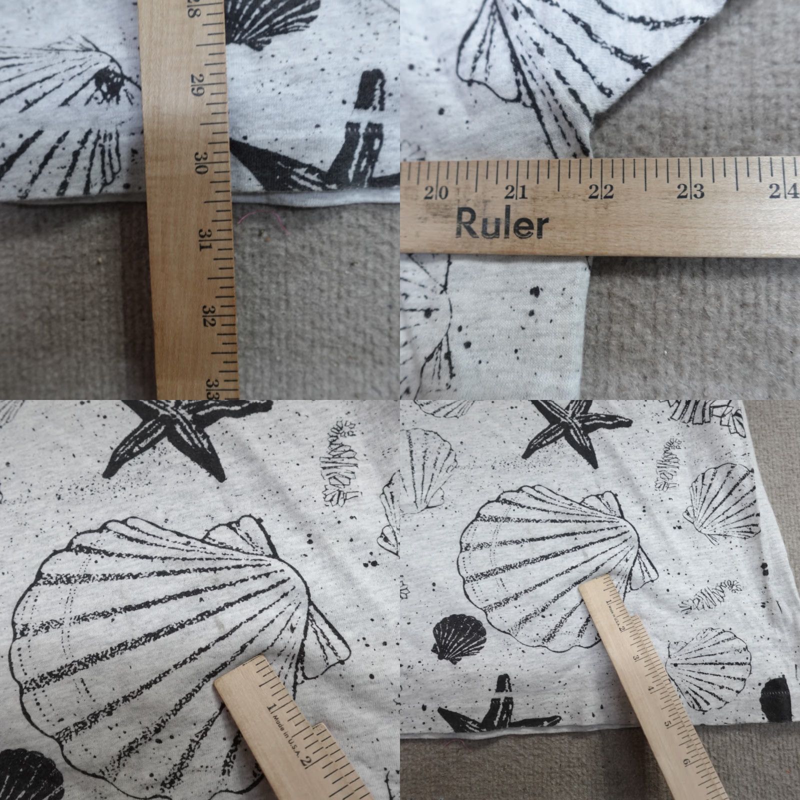 Vintage VINTAGE Paradise Island Shirt Men L White All Over Print Seashells Signal 1990s T-Shirt Shirt Boys Girls Size US L / EU 52-54 / 3 - 8 Thumbnail