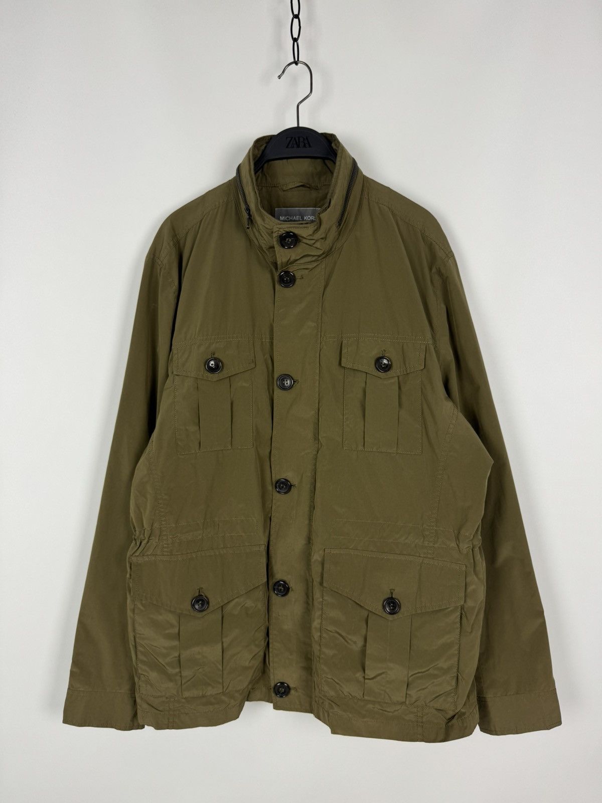 Michael Kors Michael Kors Military Field Nylon Jacket Size US L / EU 52-54 / 3 - 4 Thumbnail
