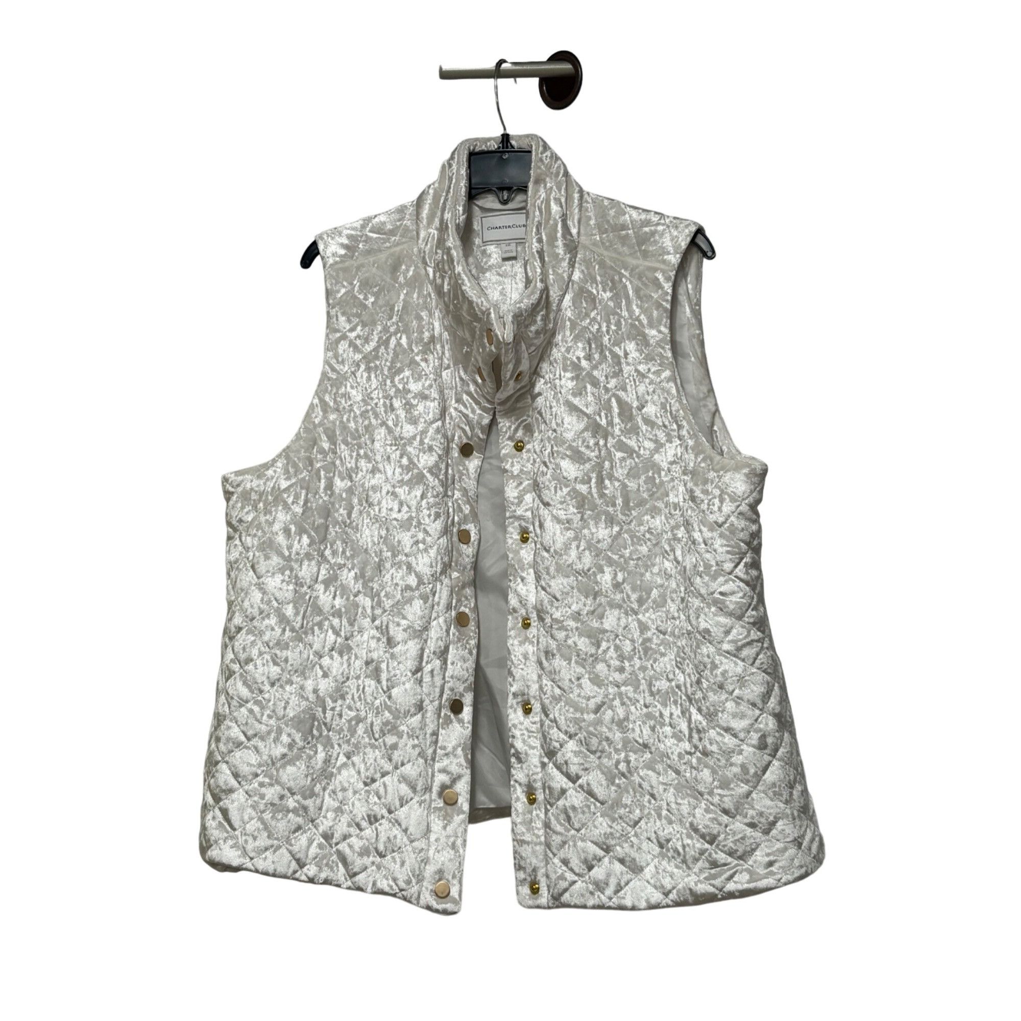 Charter Club Charter Club Velvet Quilted Vest in Winter Morning Size XX Size XXL / US 16-18 / IT 52-54 - 9 Thumbnail