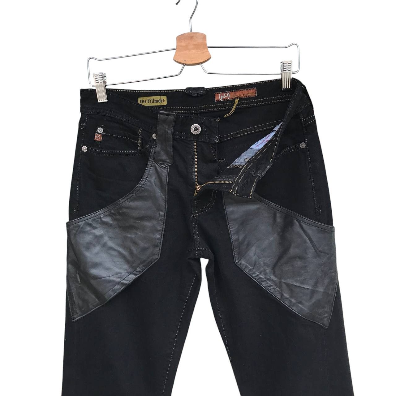 AG Adriano Goldschmied BOOTCUT AG Adriano Goldschmied "The Fillmore" Leather Pocket Size US 29 - 6 Thumbnail