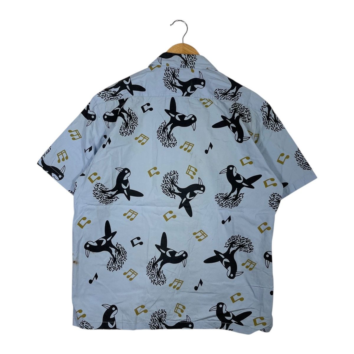 Mambo Mambo Loud Shirt All-Over Bird & Music Note Print Short Size US M / EU 48-50 / 2 - 4 Thumbnail