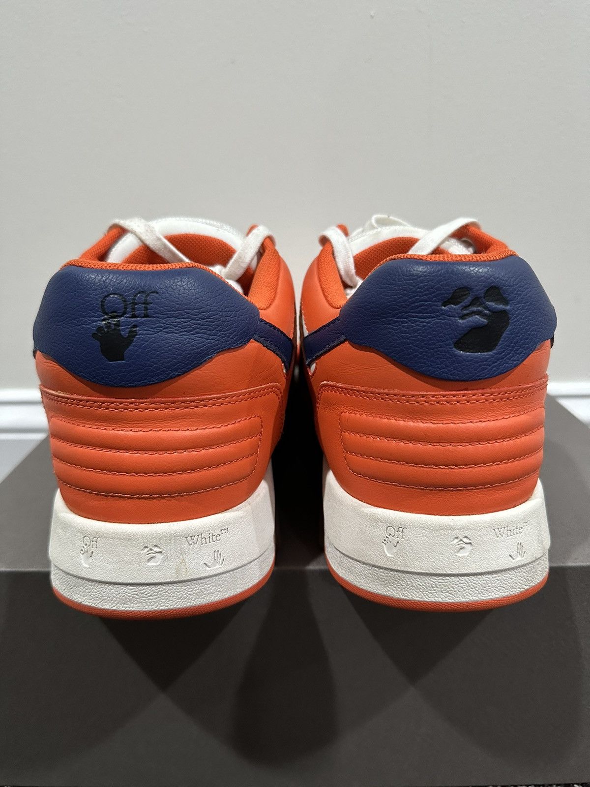 Off-White Off-White Virgil Abloh OOO Out Of Office Orange/Blue Sneaker Size US 12 / EU 45 - 3 Thumbnail