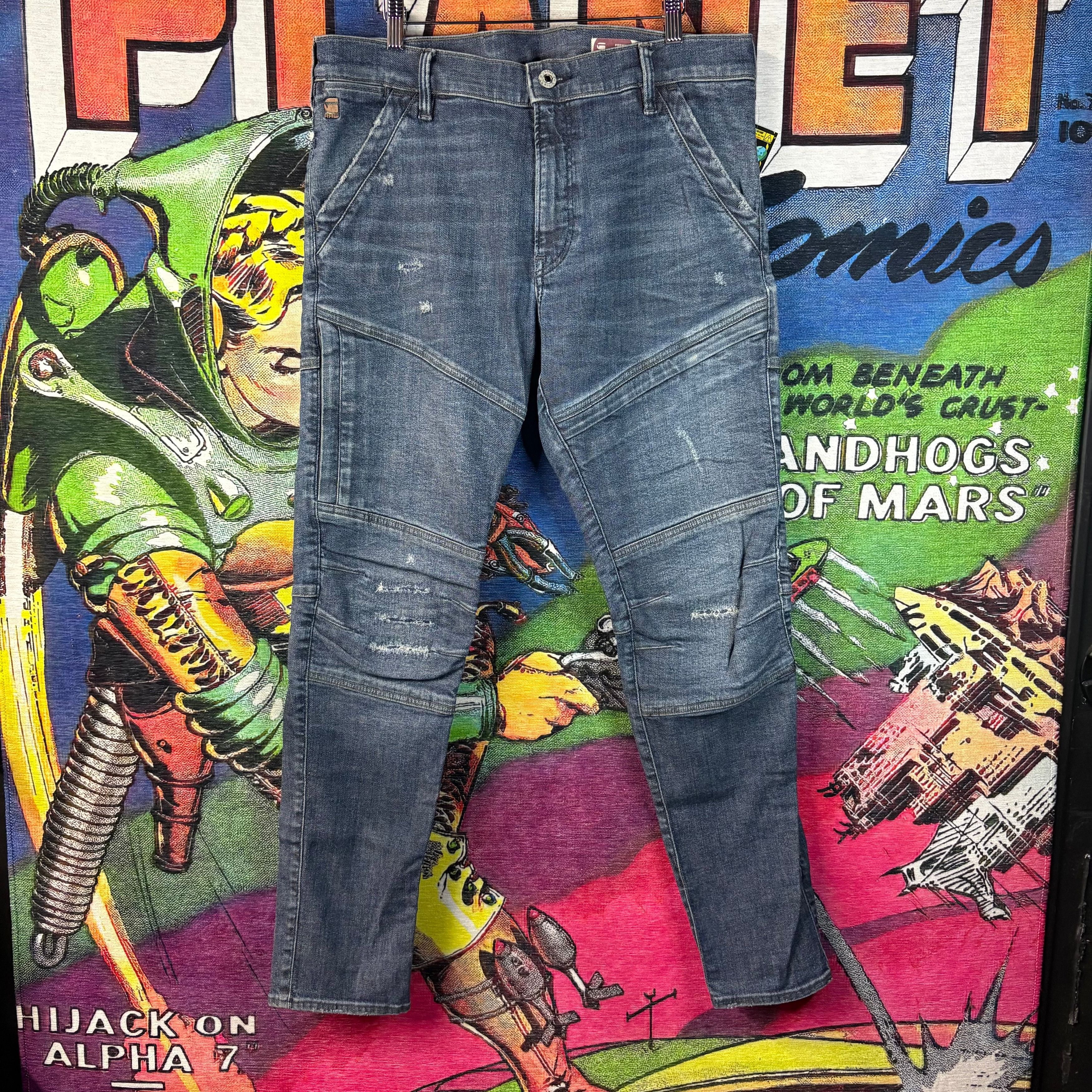 G-Star 3D Knee Rackam Jeans Size 36