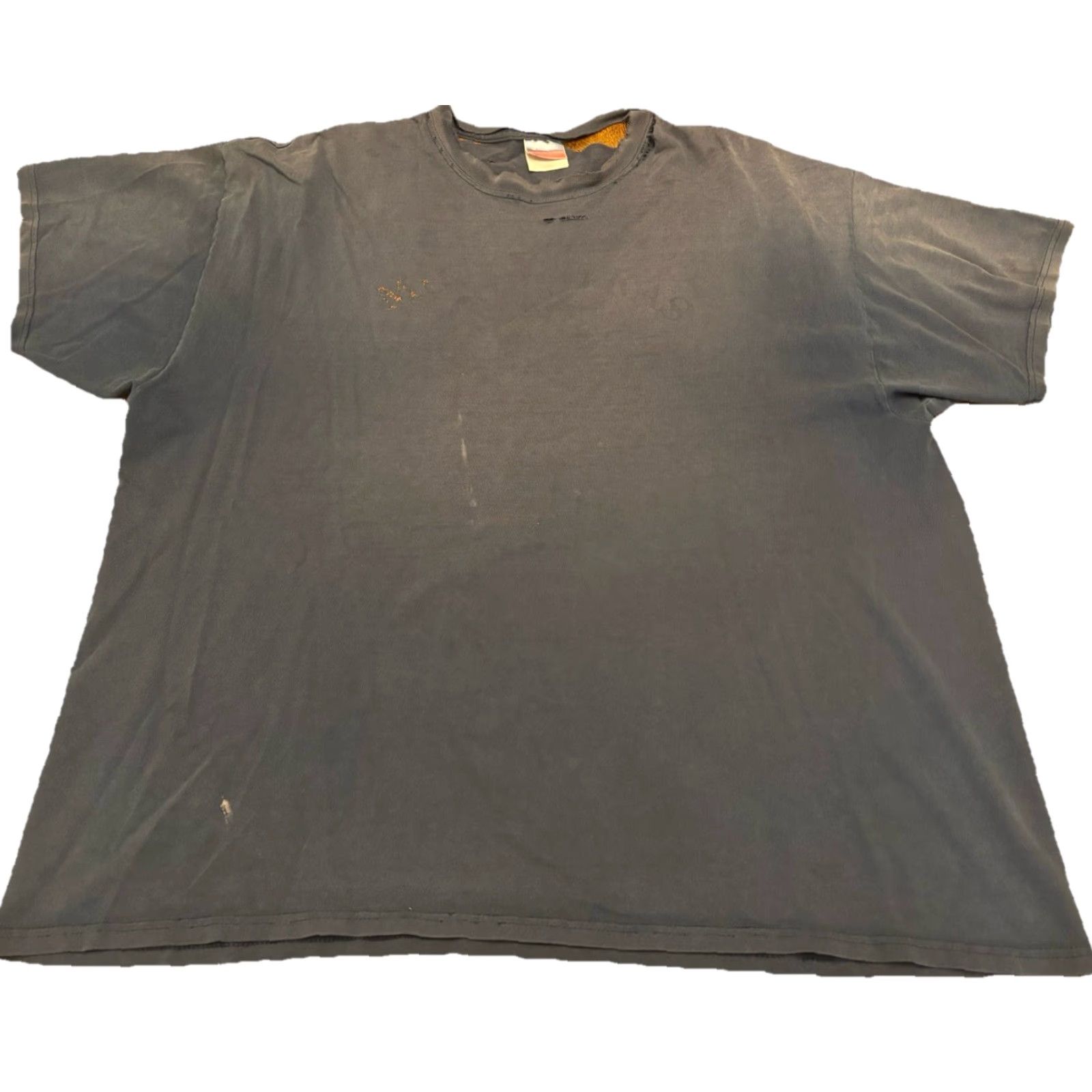 Thrasher VTG 90s Gradient Thrashed T-Shirt Blue 2XL Men Short Sleeve WIP Distressed Grunge Sun Fade Vintage Shirt Size US XXL / EU 58 / 5 - 2 Thumbnail
