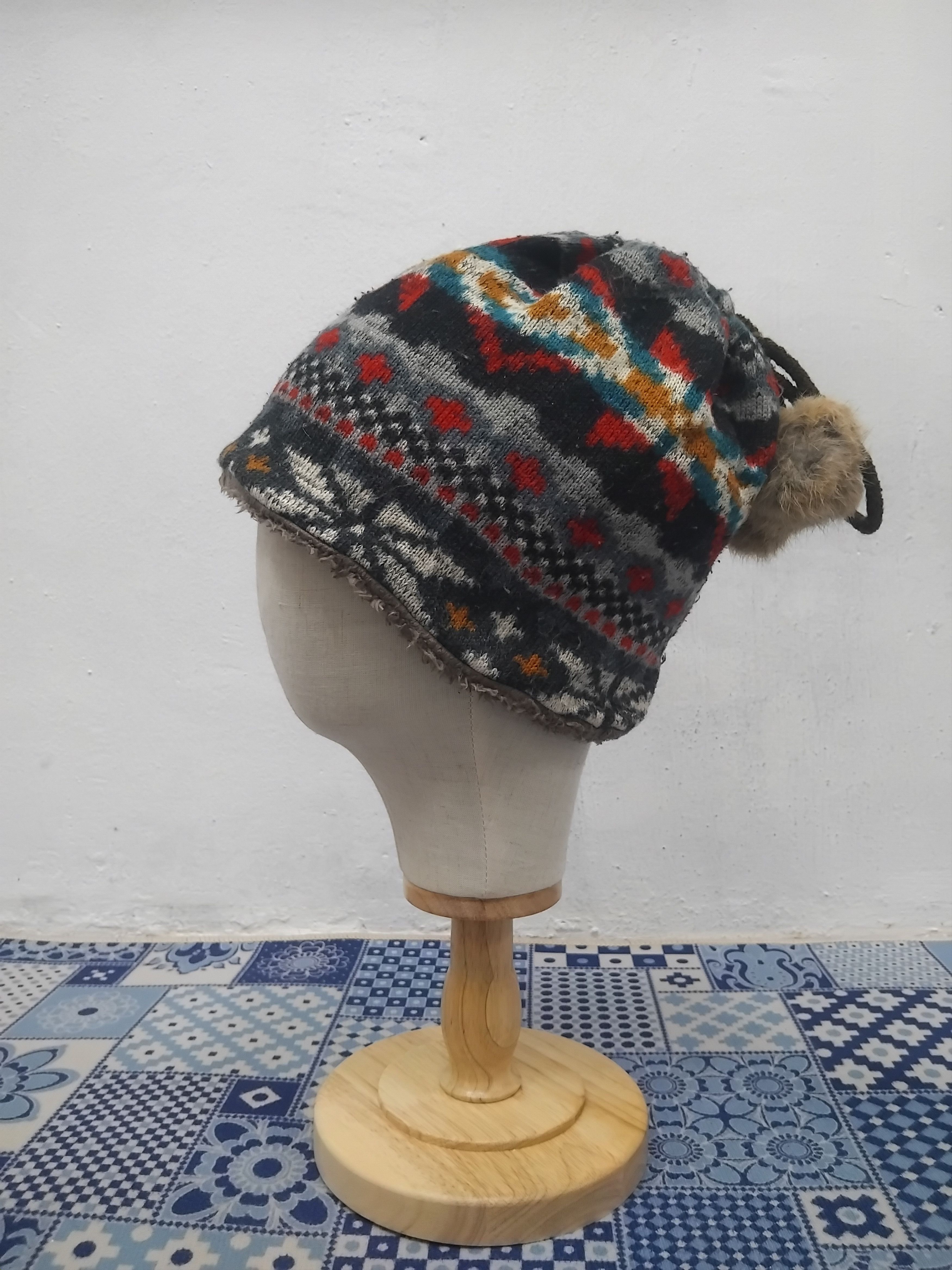 Japanese Brand 💥Navajo multicolour dreadlock beanie Size ONE SIZE - 4 Thumbnail