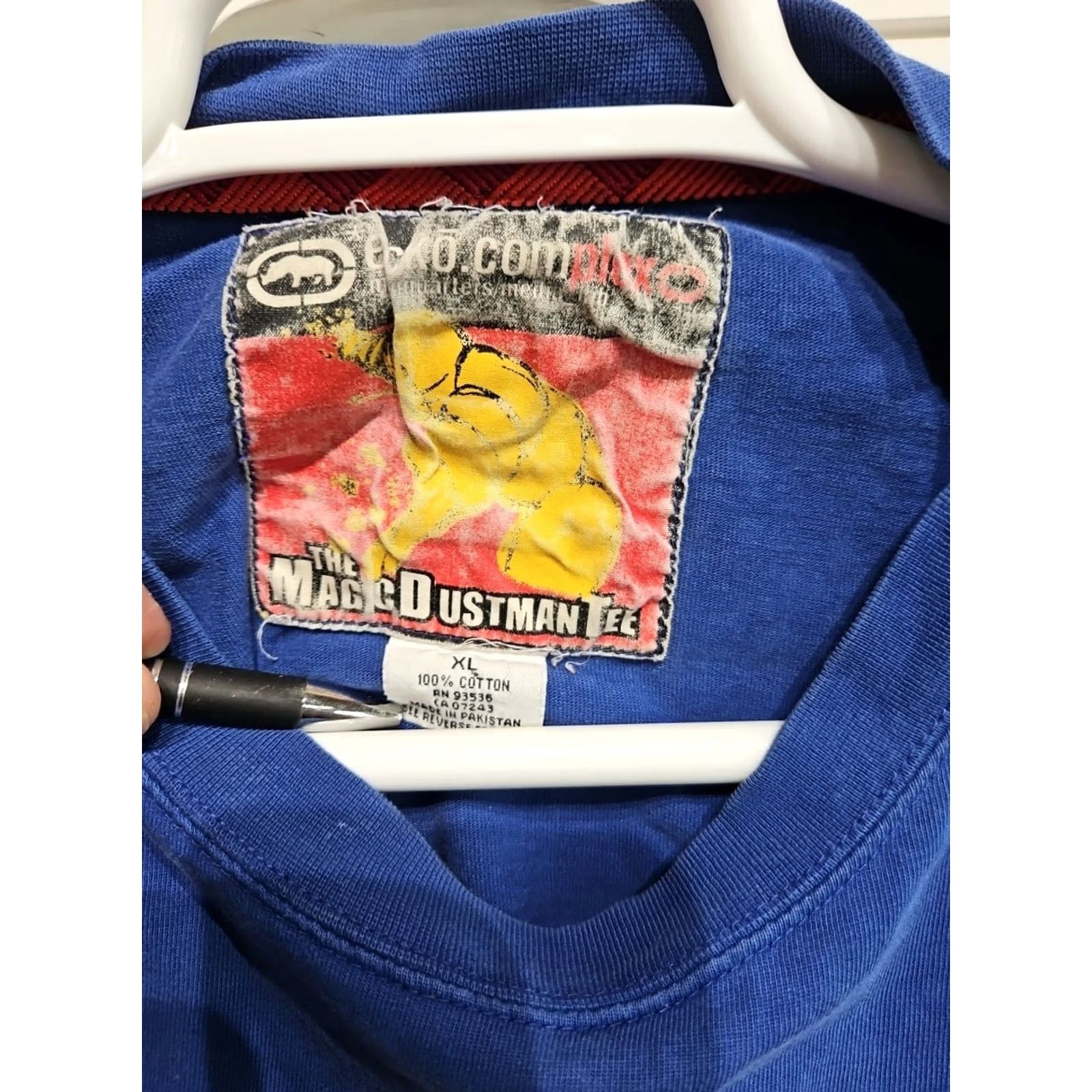 Ecko Unltd. VINTAGE Ecko Unltd T Shirt XL Blue Limited Edition 90s Hip Hop Logo Mens Short Sleeve Crew Neck Size US XL / EU 56 / 4 - 6 Thumbnail