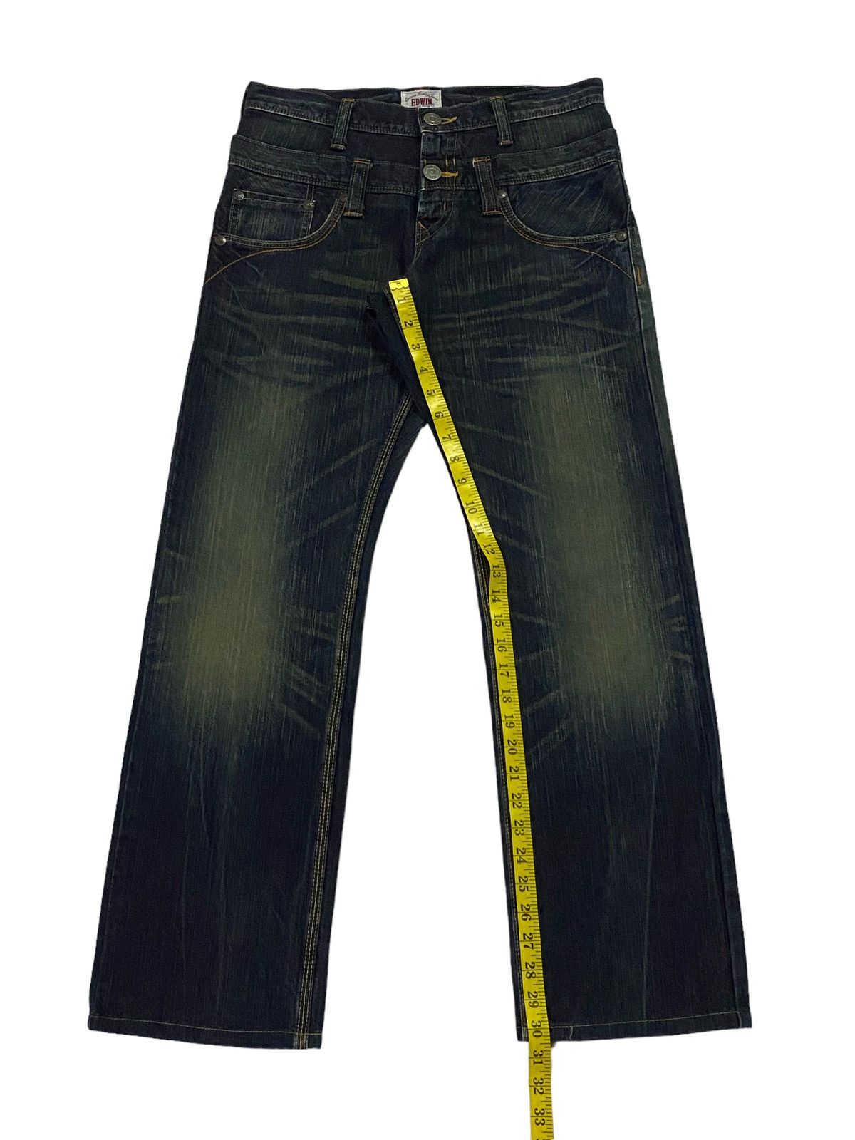 Edwin Edwin Double Waist Denim Pants Size US 30 / EU 46 - 7 Thumbnail