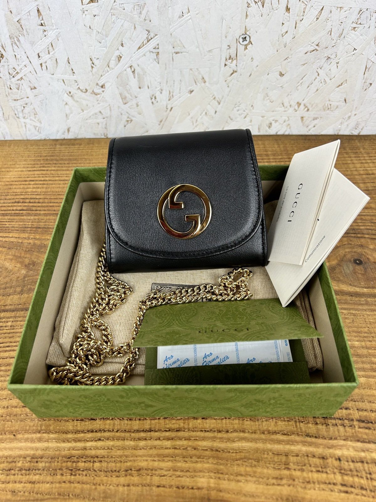 Gucci Gucci GG Blondie Leather Wallet On Chain Small Shoulder Bag Size ONE SIZE - 1 Thumbnail