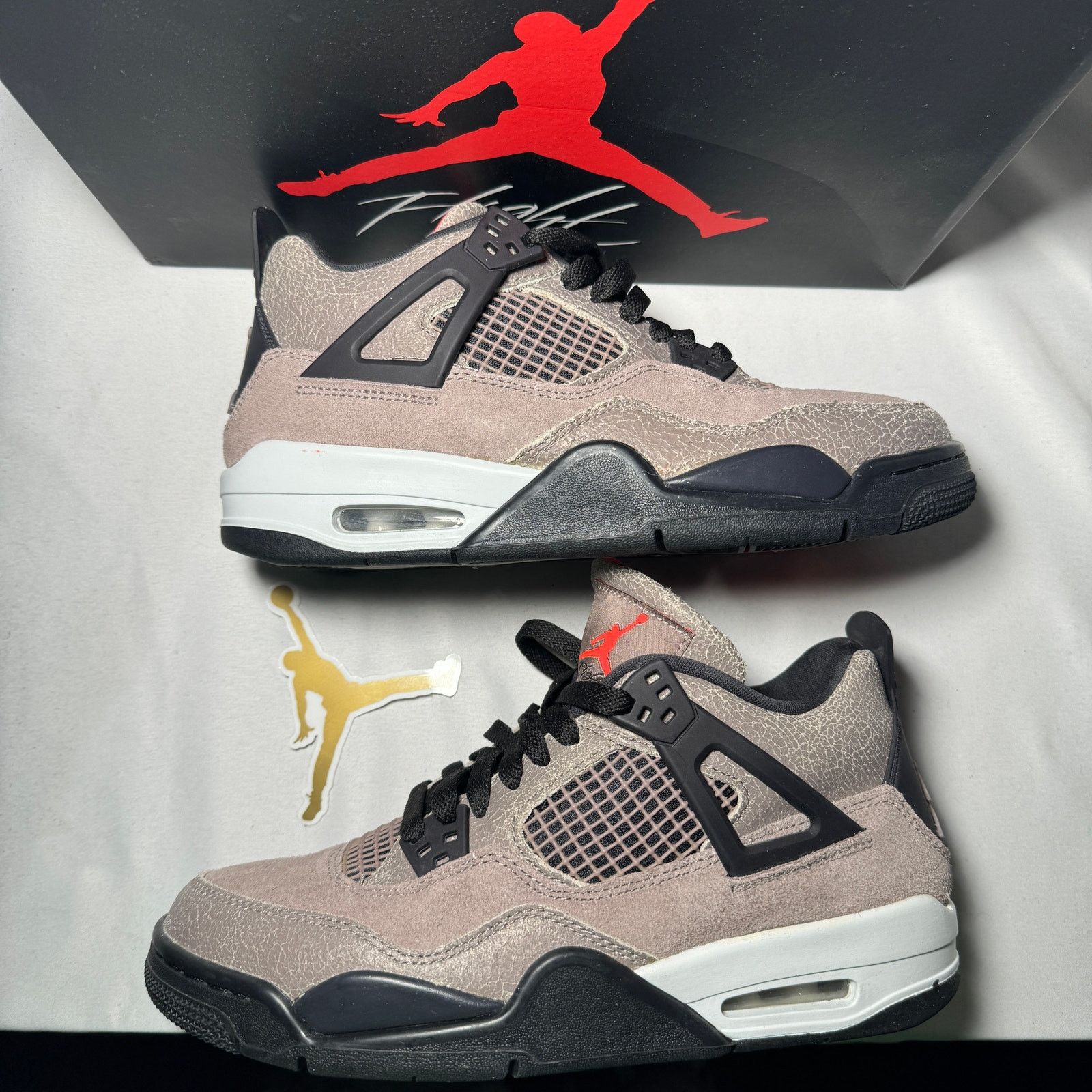 Jordan Brand × Nike Size 7 - Nike Air Jordan 4 Retro GS Taupe Haze Men's Shoes Size US 7 / EU 40 - 2 Thumbnail