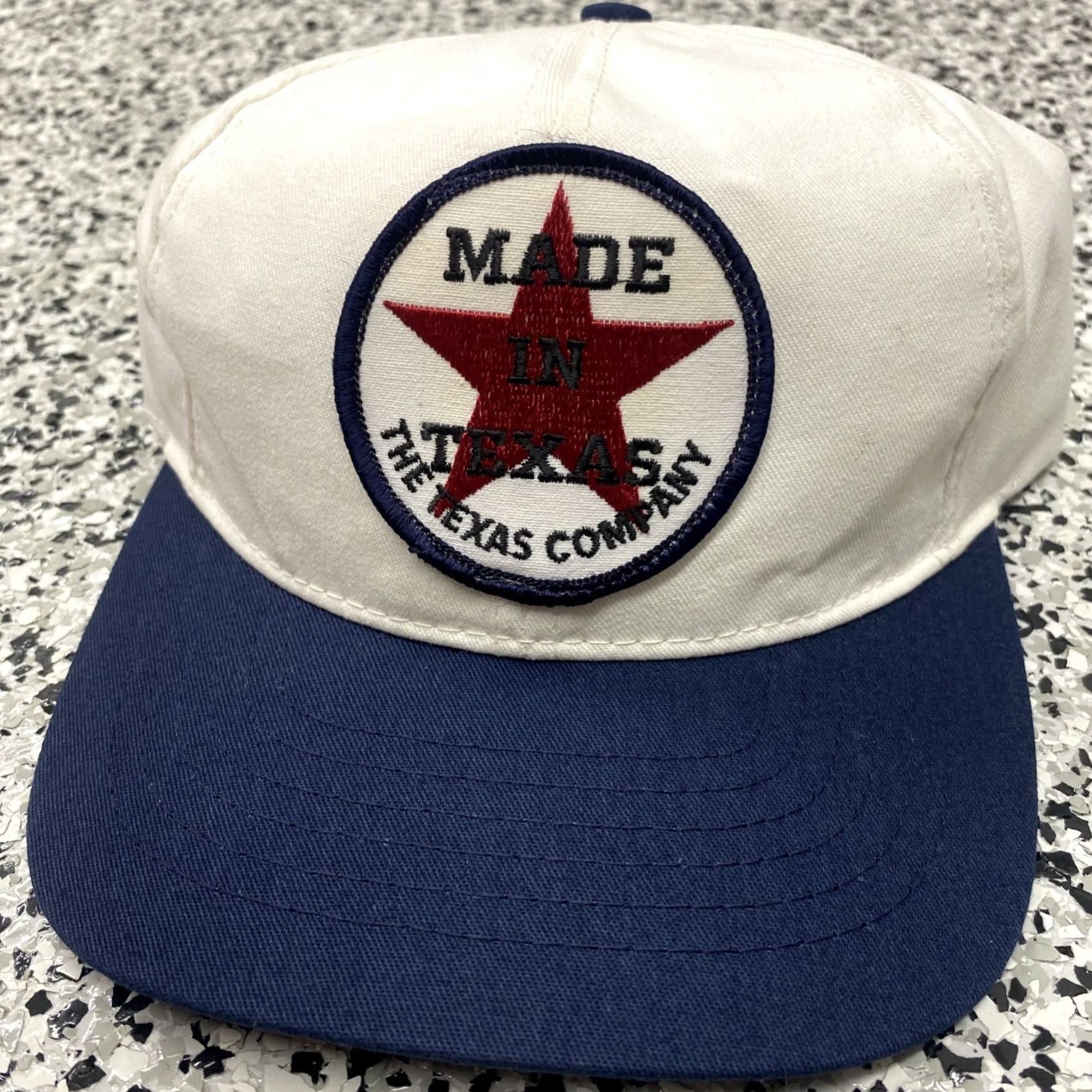 Vintage VINTAGE Swingsters Patch Hat Snapback Made in USA Texas White Blue One Size Men USA Snapback Boys Girls Mens Womens Size ONE SIZE - 2 Thumbnail