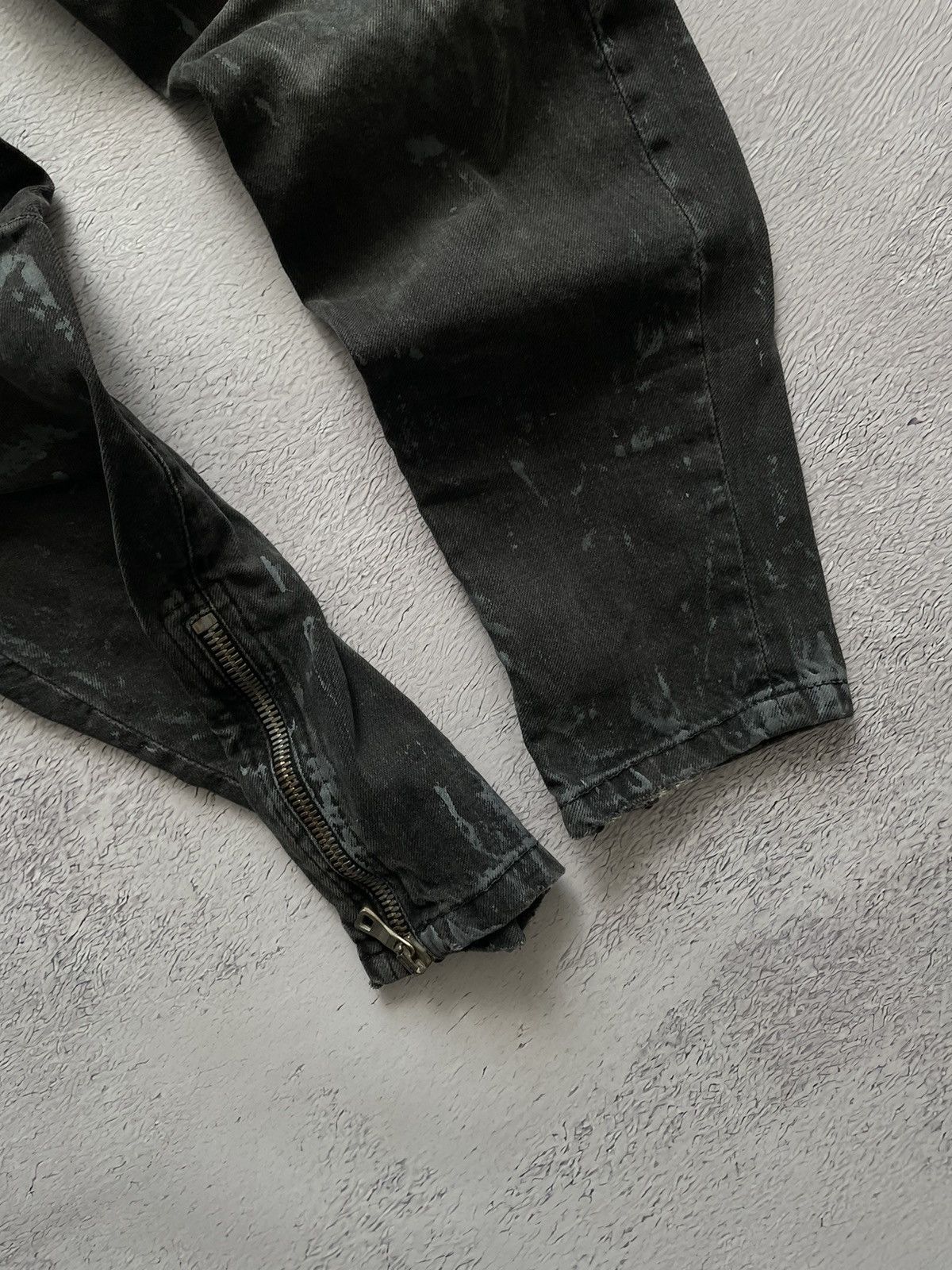 Balmain LUXURY! Balmain Jeans Woman Biker Distressed Faded Size 32" / US 10 / IT 46 - 3 Thumbnail