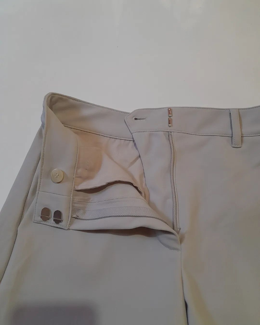 Theory Theory Terena High Waist Pant In Putty Size 23" - 6 Thumbnail