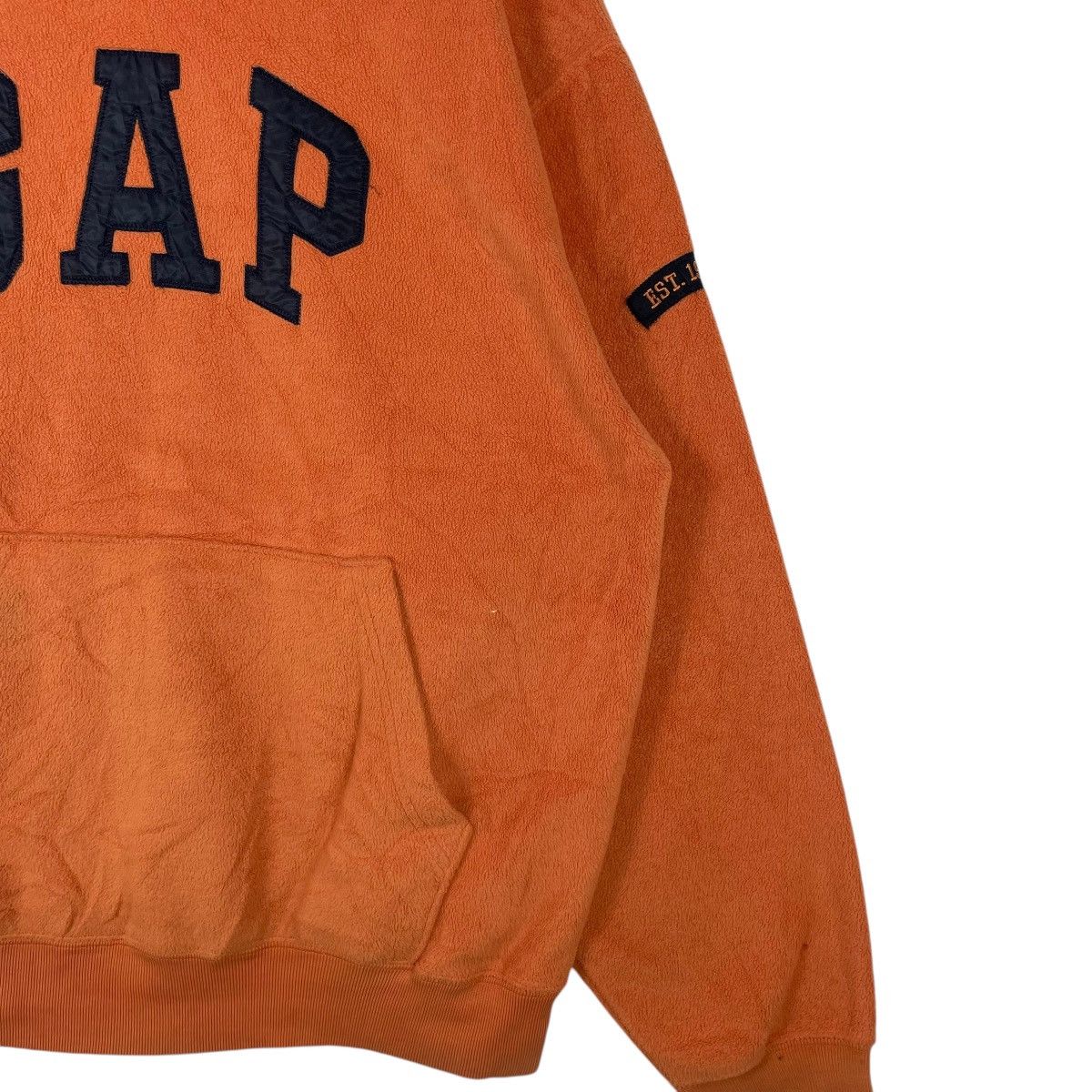 Gap Vintage GAP Fleece Hoodie Pullovee Sweatshirt Size US L / EU 52-54 / 3 - 4 Thumbnail