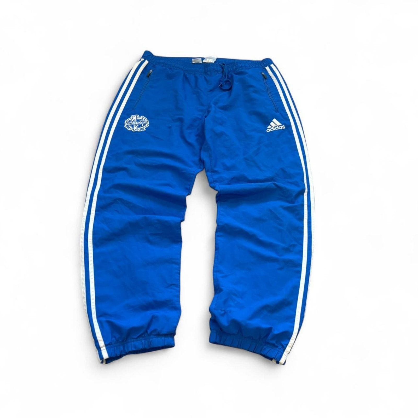 Adidas Adidas olympique marsielle tracksuit pants bottoms pants Size US 34 / EU 50 - 1 Thumbnail