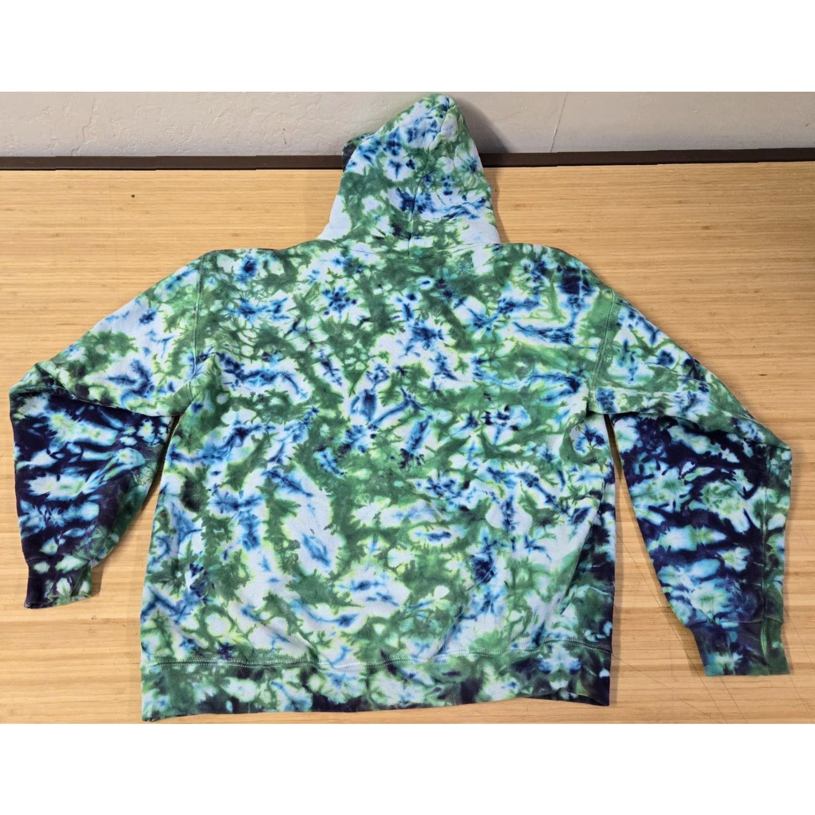 Hanes Hanes Hoodie Mens M Tie Dye Pullover Ultimate Cotton Printpro Sweatshirt Multicolor Graphic Print Size US M / EU 48-50 / 2 - 6 Thumbnail