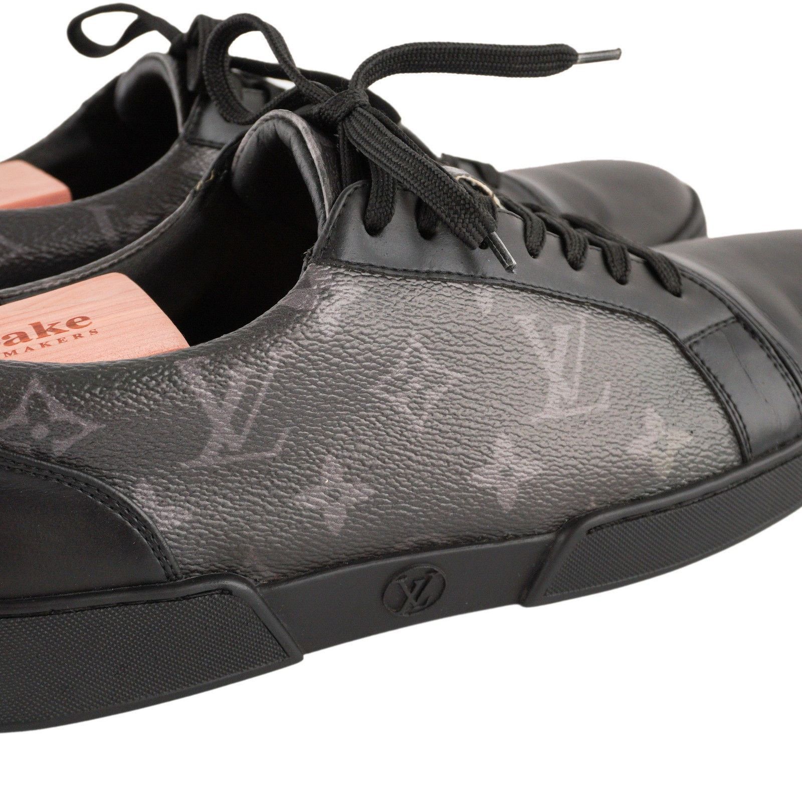 Louis Vuitton Louis Vuitton Eclipse Monogram LV Logo Match Up Sneakers Size US 11 / EU 44 - 8 Thumbnail
