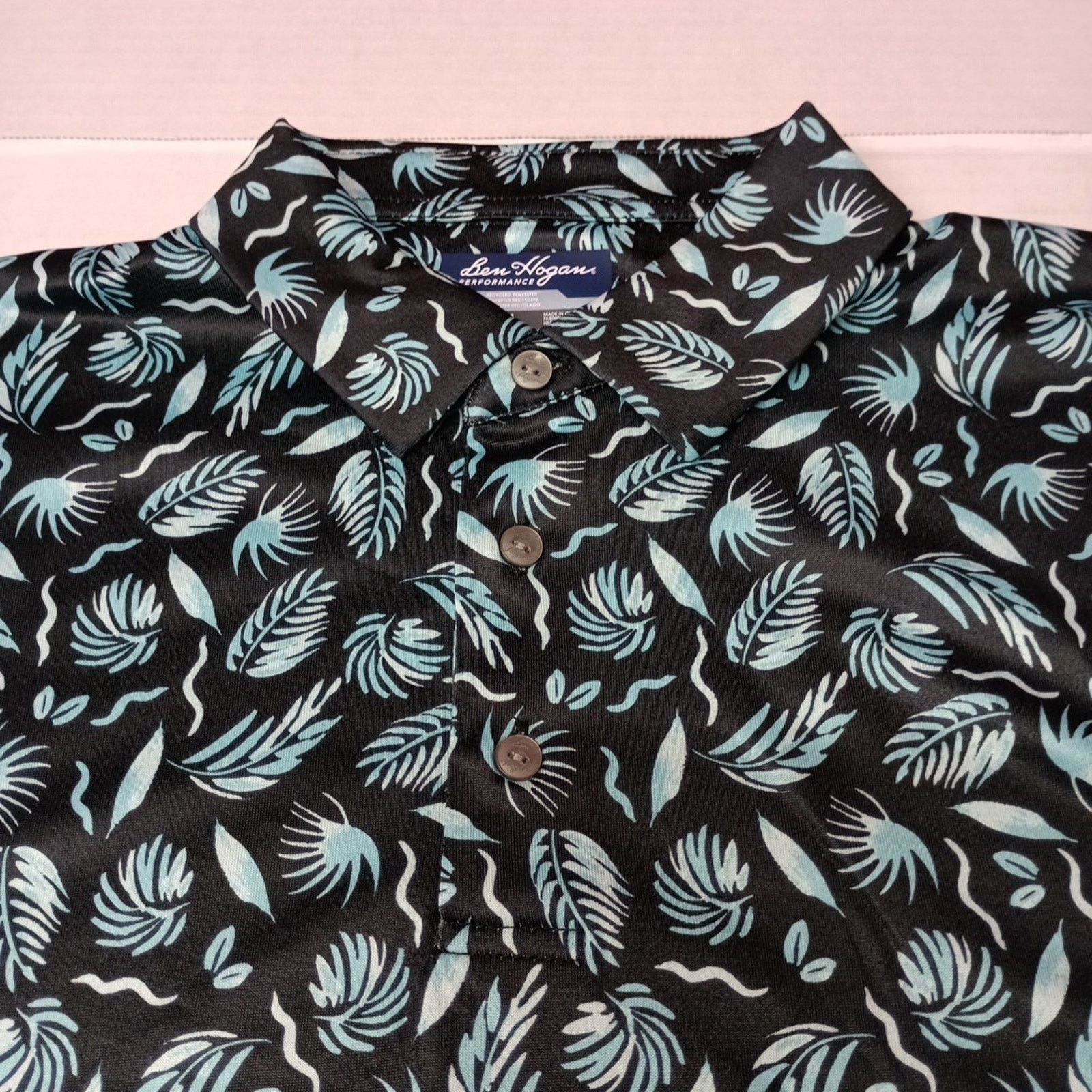 Other Ben Hogan Polo Shirt Men's Size M 38/40 Floral Print UPF 15 Size US M / EU 48-50 / 2 - 2 Thumbnail