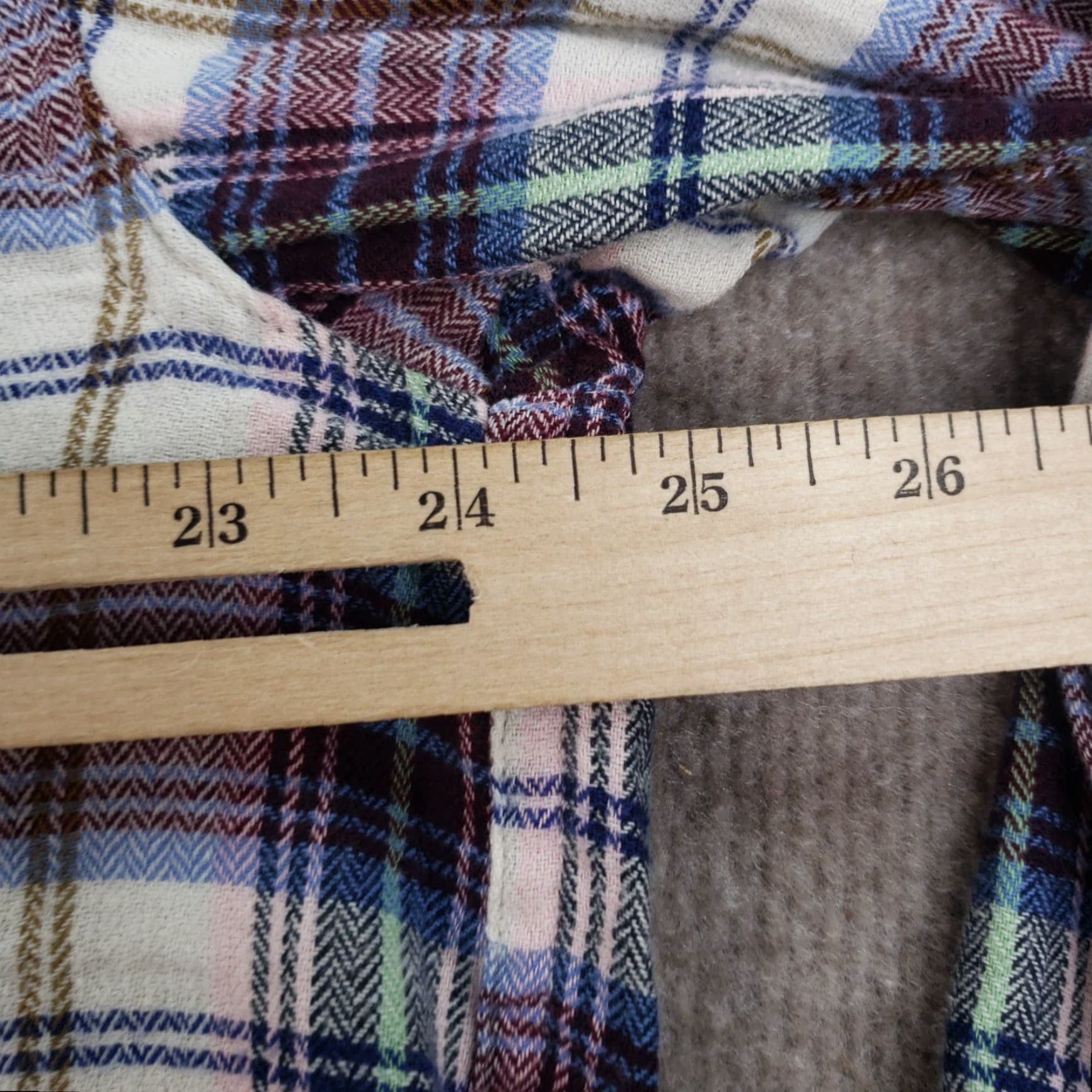 Lee Womens Flannel Shirt Small Lee Blue Pink White Plaid Long Sleeve Casual Size S / US 4 / IT 40 - 3 Thumbnail