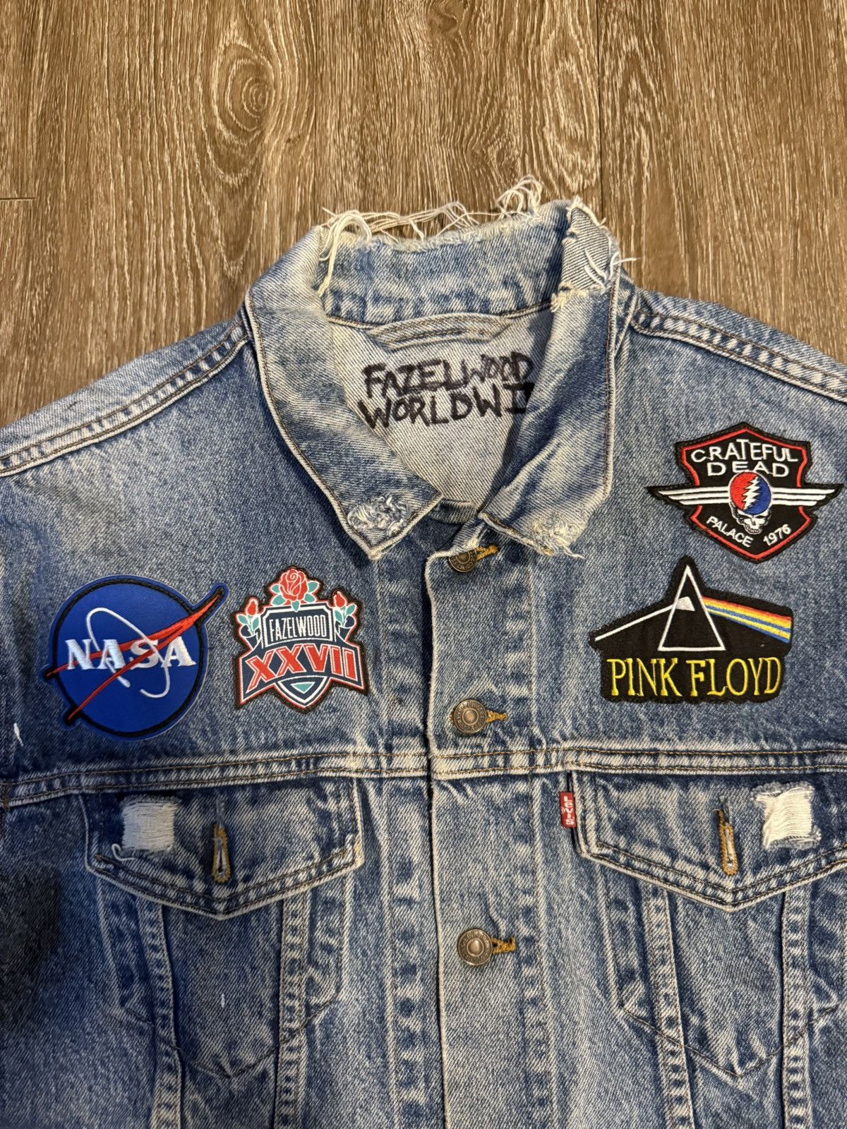 Levi's Custom Vintage Levis Denim Jacket Size US L / EU 52-54 / 3 - 3 Thumbnail