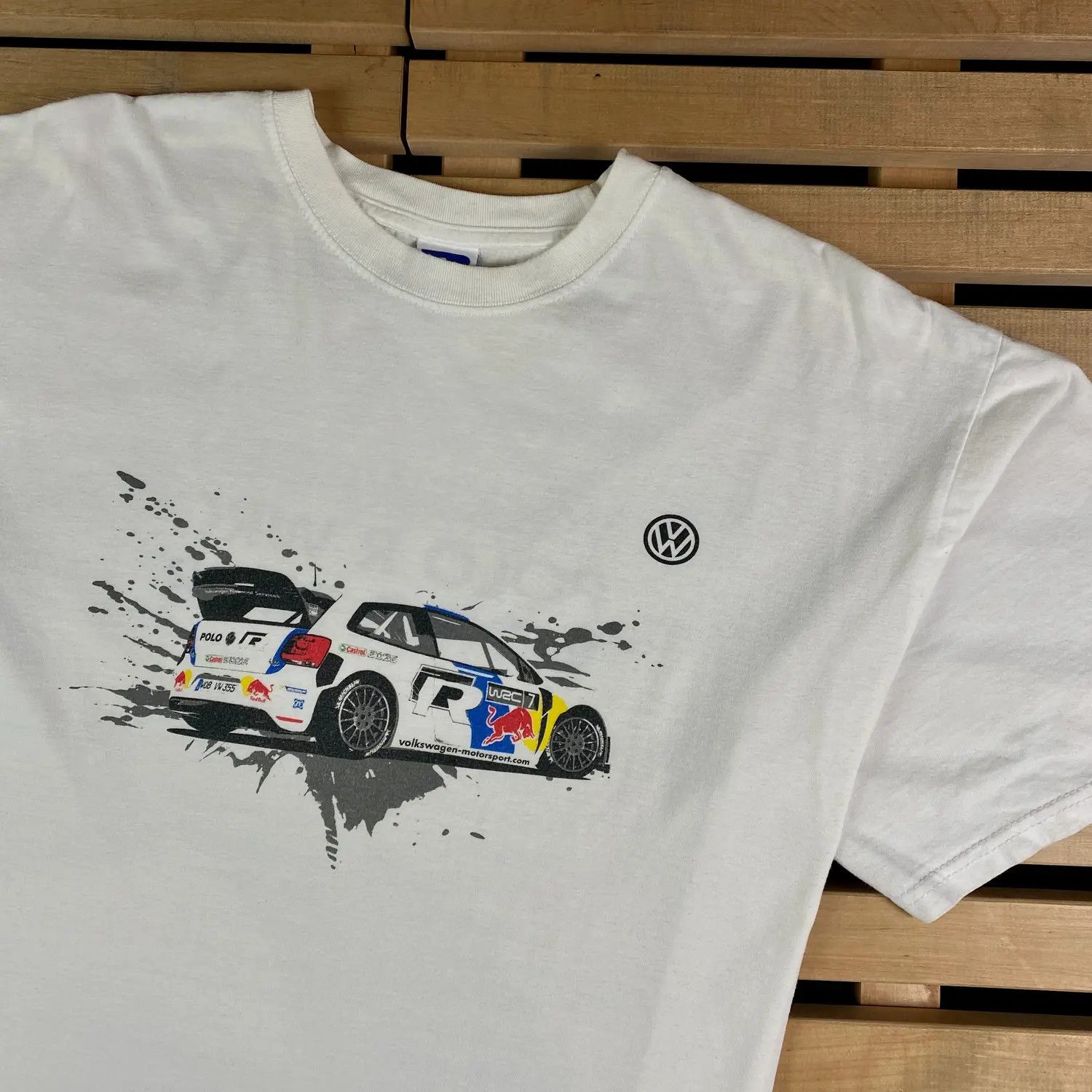 Vintage Vintage T Shirt Volkswagen Golf GTI Racing Tour Size XL Size US XL / EU 56 / 4 - 2 Thumbnail