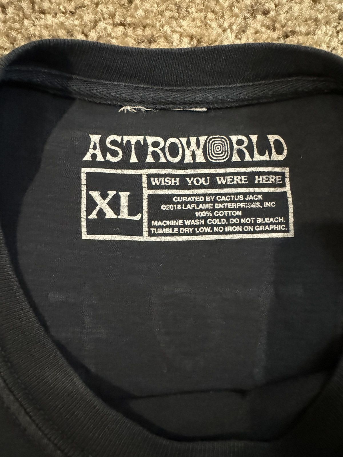 Rap Tees ASTROWORLD HAPPY FACE TEE Size US XL / EU 56 / 4 - 3 Thumbnail