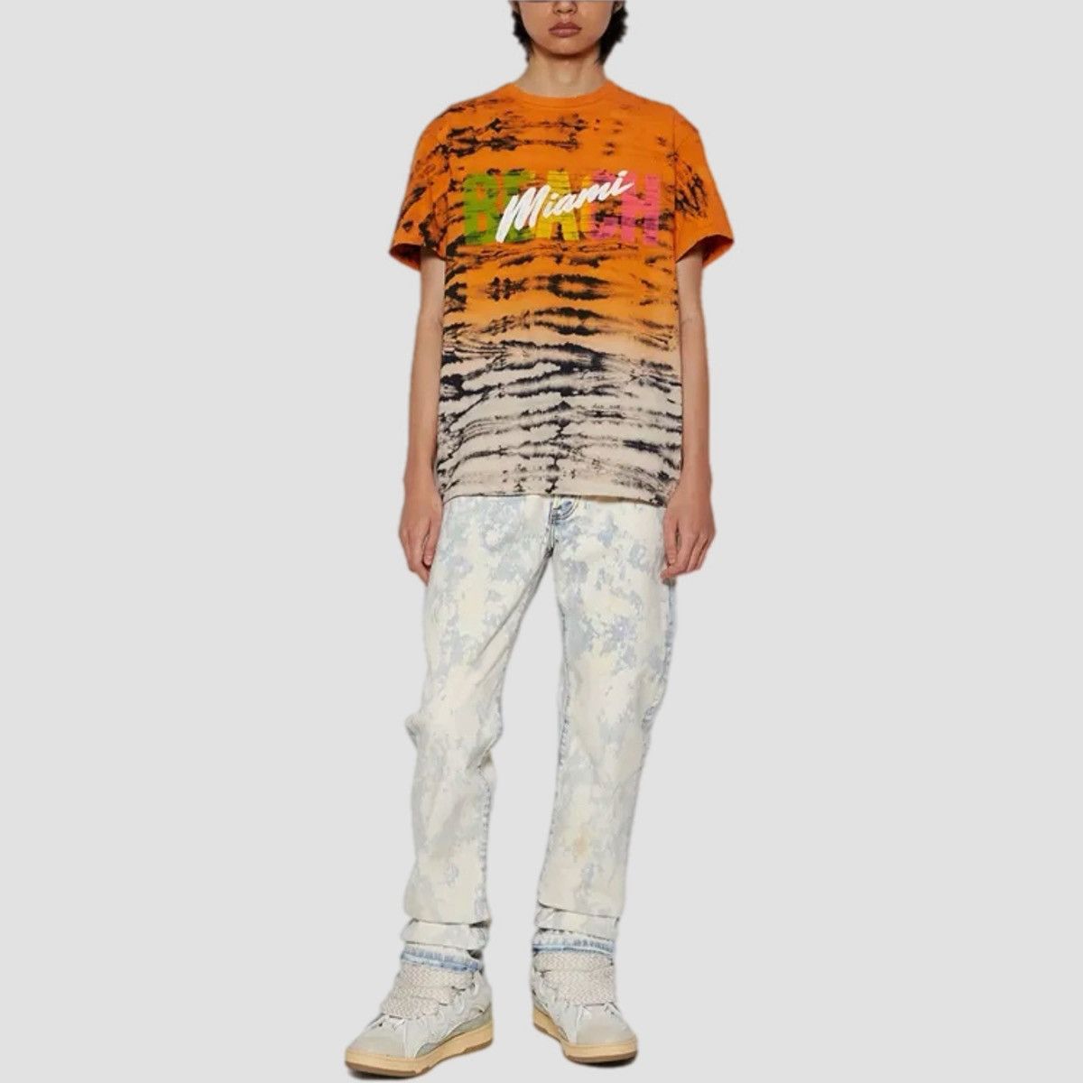 Gallery Dept. Gallery Dept Bleached Straight Leg Jeans Size US 32 / EU 48 - 2 Thumbnail