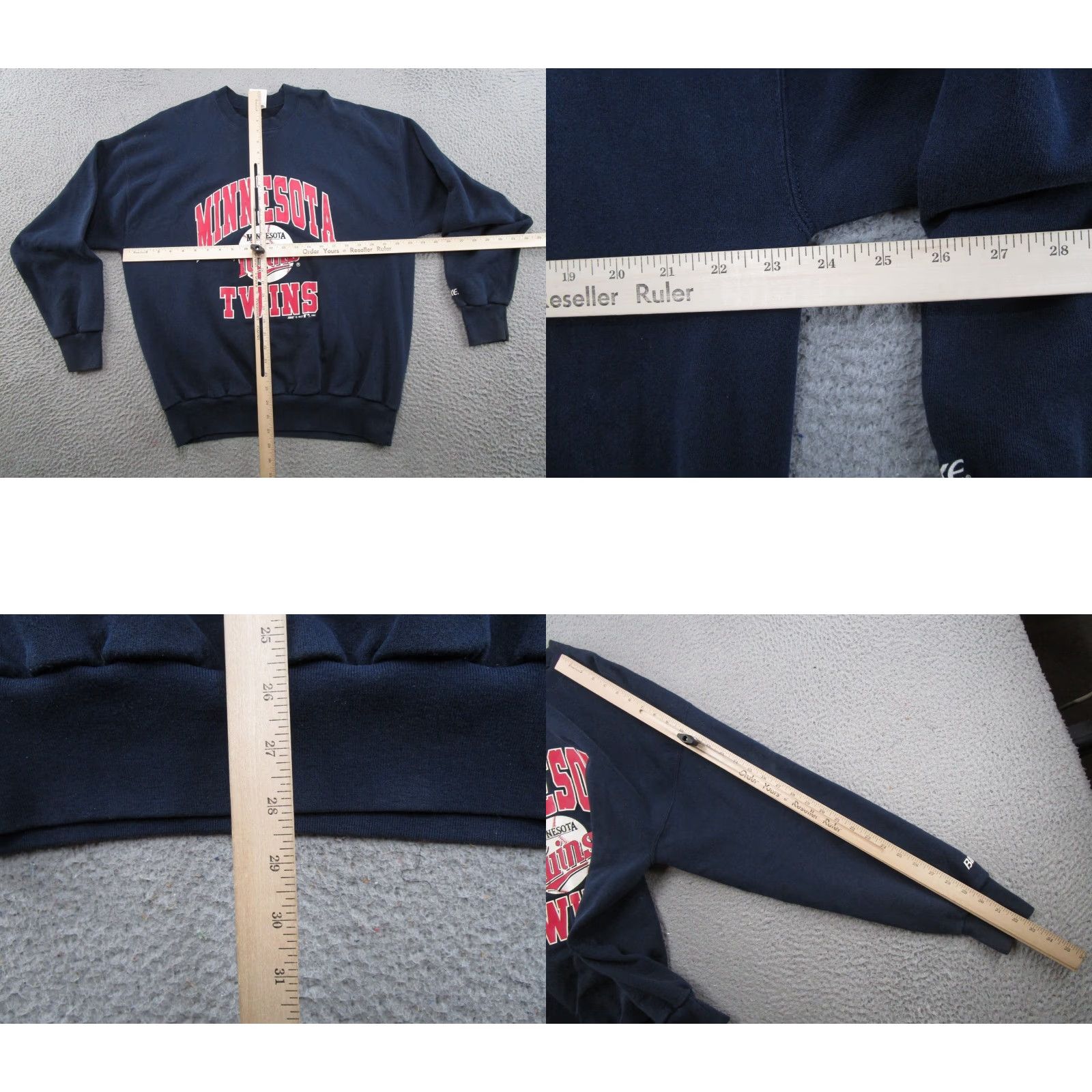Twins VINTAGE 90s 1995 Bike Minnesota Twins MLB Baseball Sweatshirt Size 2XL Read Size US XXL / EU 58 / 5 - 8 Thumbnail