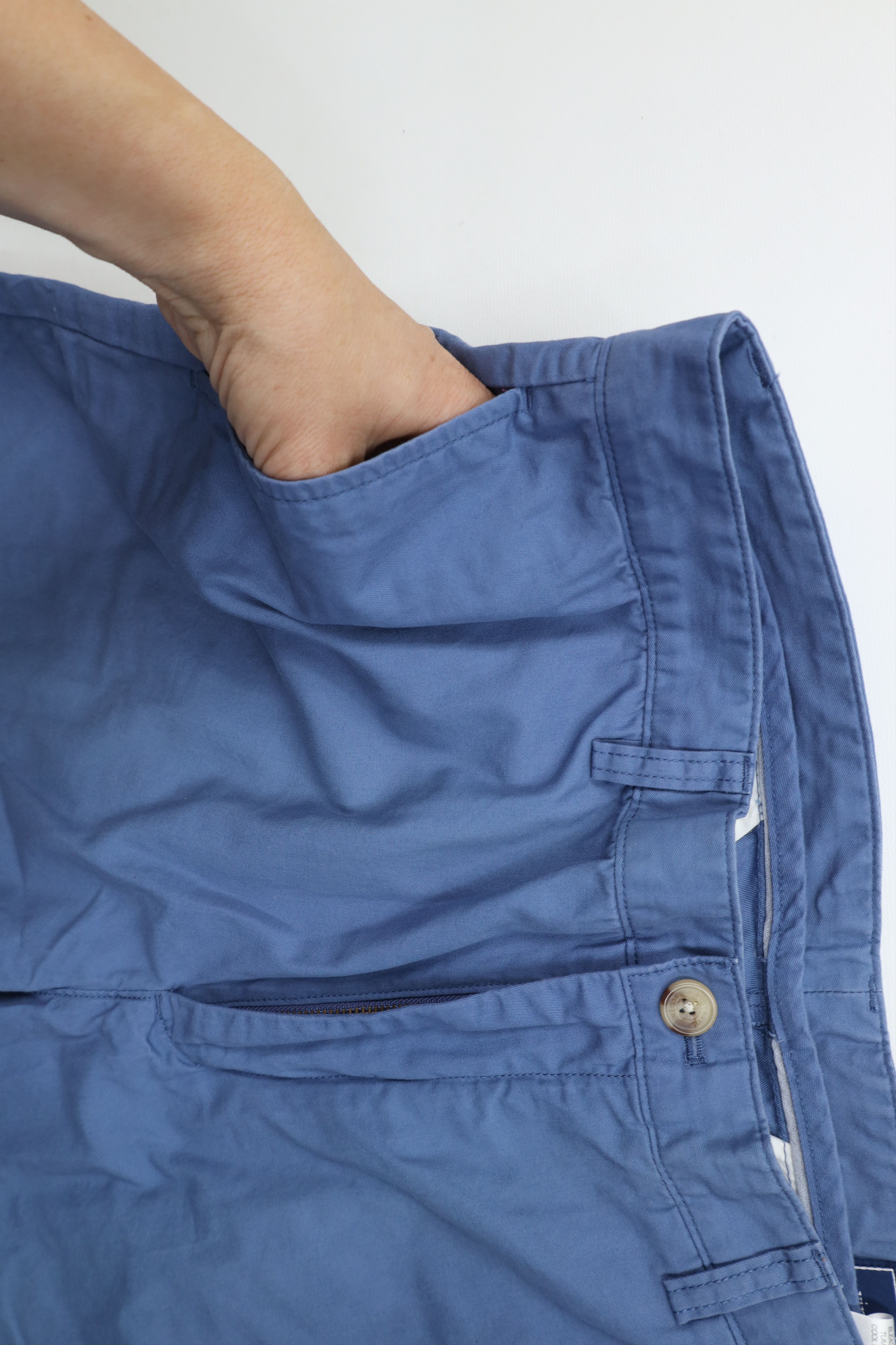 Vineyard Vines Vineyard Vines Above Knee Club Golf Chino Shorts Blue Cotton Size US 34 / EU 50 - 7 Thumbnail