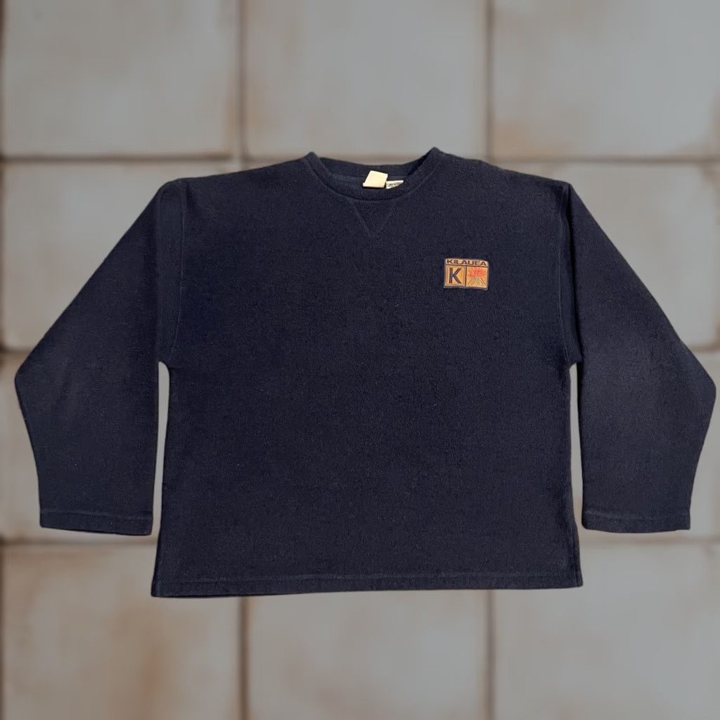 Vintage VINTAGE Hawaii Kilauea Volcano Sweatshirt XL Blue Terrycloth North Shore Trading Mens Pullover Graphic Print 90s Nature Size US XL / EU 56 / 4 - 1 Thumbnail