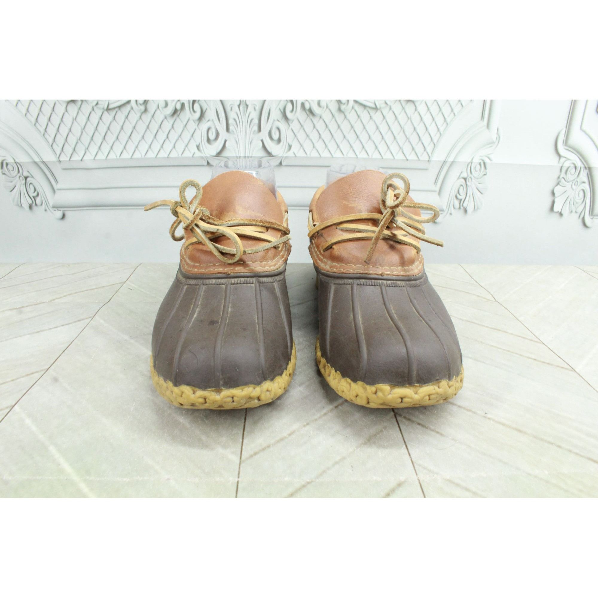 L.L. Bean × Leather LL Bean Women’s Boots Moc Leather Waterproof Gumshoe Size US 7 / IT 37 - 5 Thumbnail