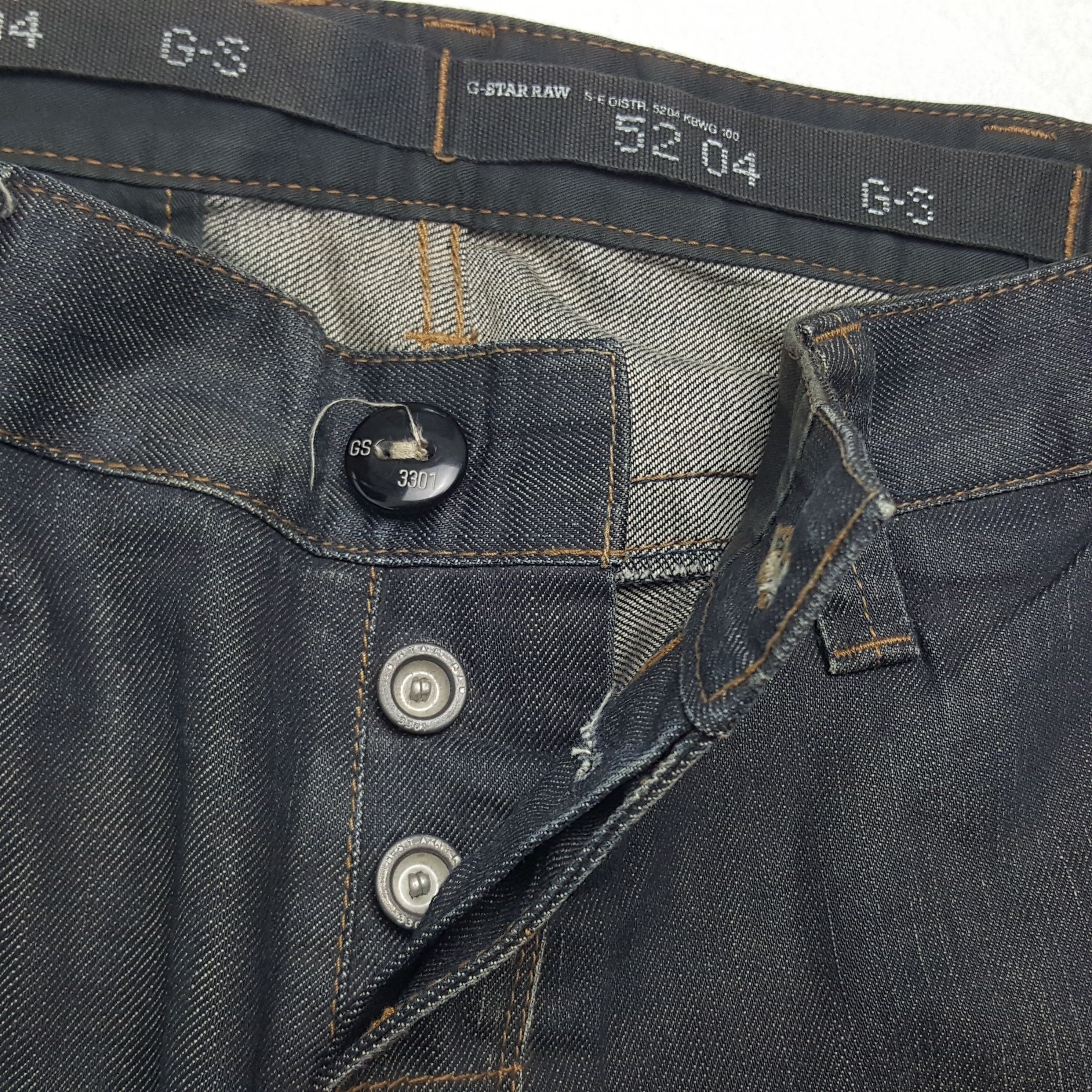 G-Star × If Six Was Nine × Vintage Vintage G-Star Raw Japanese Brand Bikers Denim Jeans Size US 32 / EU 48 - 7 Thumbnail