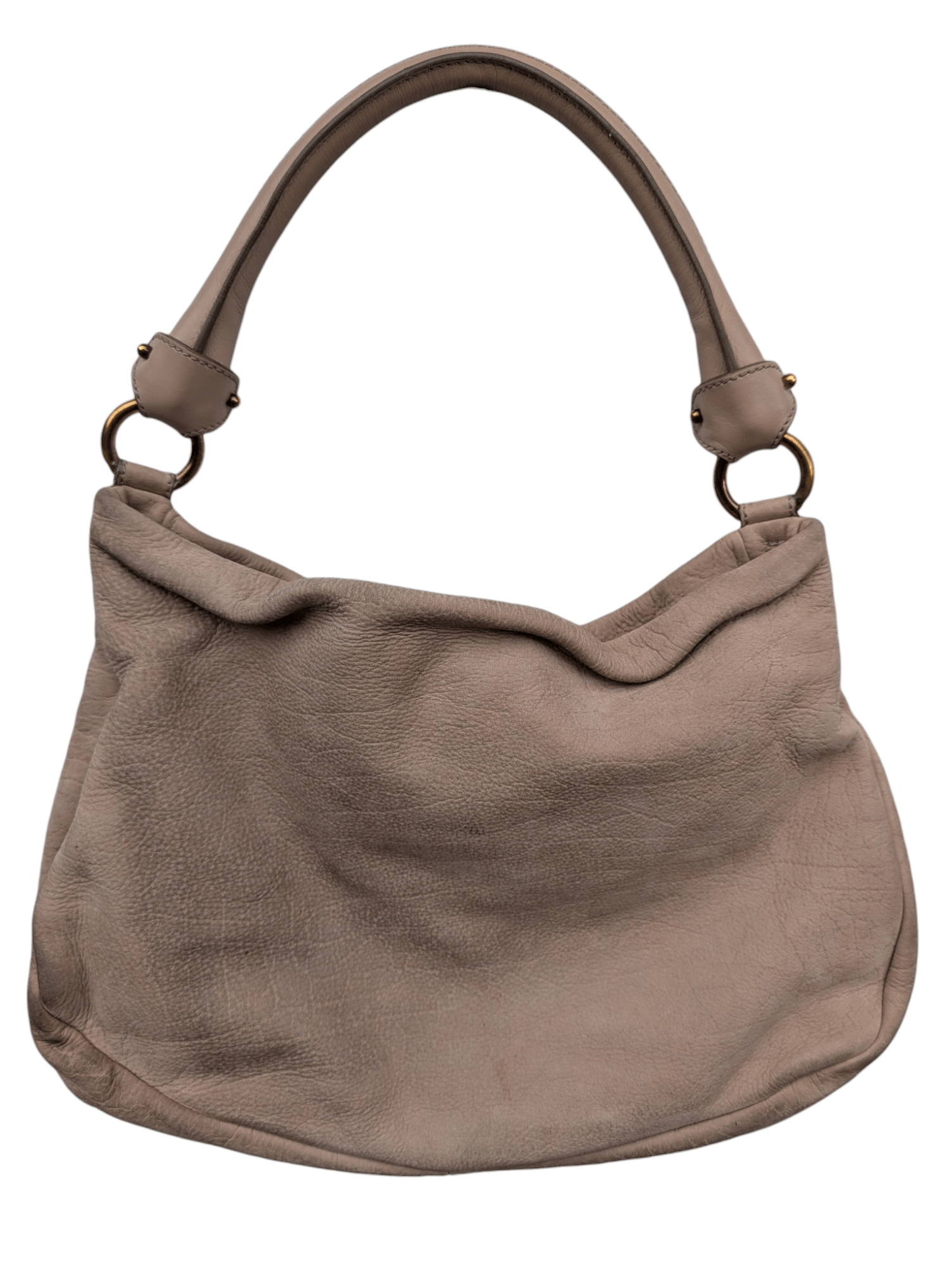 Salvatore Ferragamo Salvatore Ferragamo Brown Leather Ruched Bow Shoulder Bag Size ONE SIZE - 6 Thumbnail