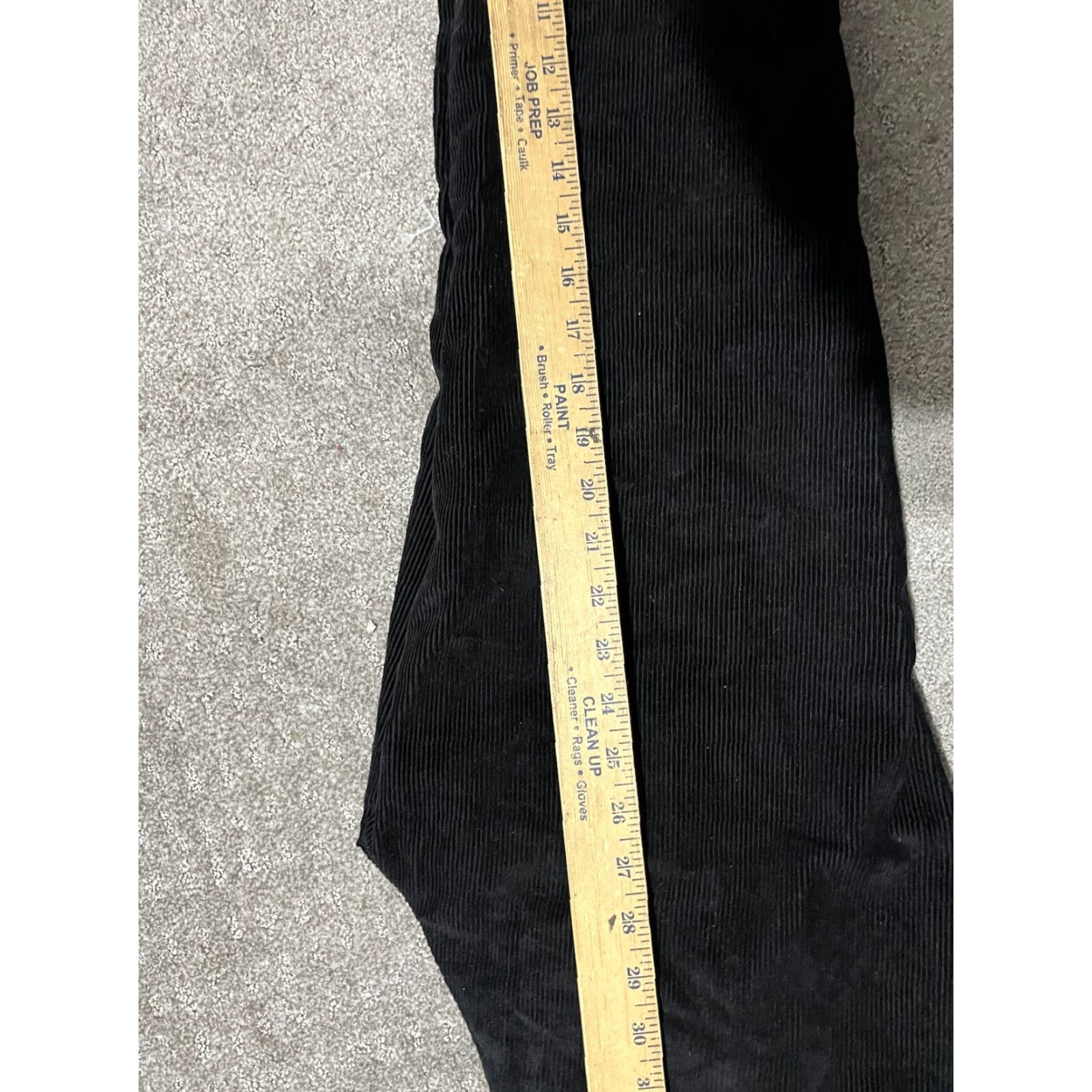 Mango MNG Men's Slim-Fit Drawstring Corduroy Trousers SZ 30 Black Size US 30 / EU 46 - 6 Thumbnail