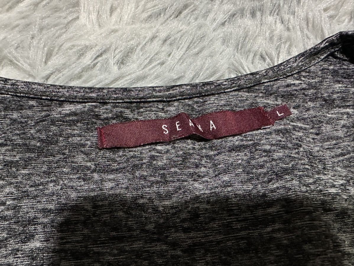 If Six Was Nine 🔥Sick Y2K Seana Silver Draped Shirt Size US L / EU 52-54 / 3 - 8 Thumbnail