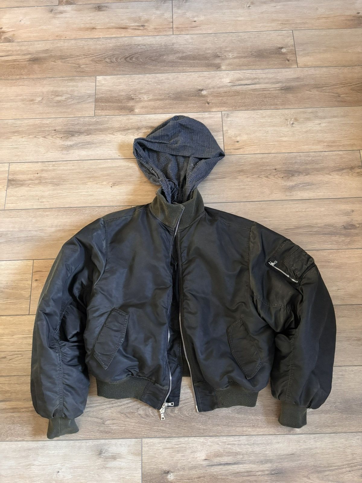 Japanese Brand × K-Two Studios × Streetwear KTWO DYED BOMBER “INK