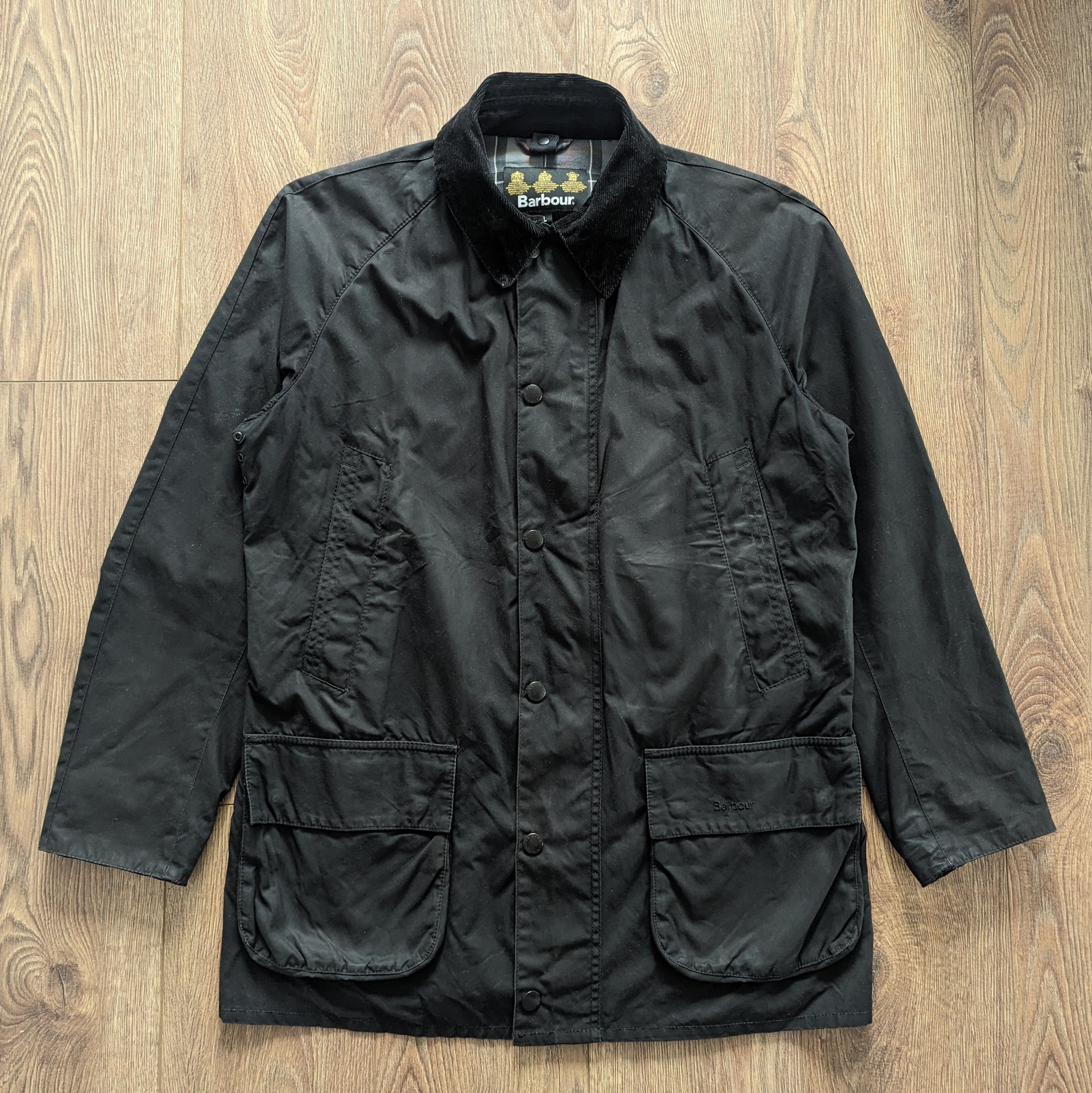 Barbour Waxed Barbour Bristol Wax Jacket Size L Waxed Cotton England Style Grailed