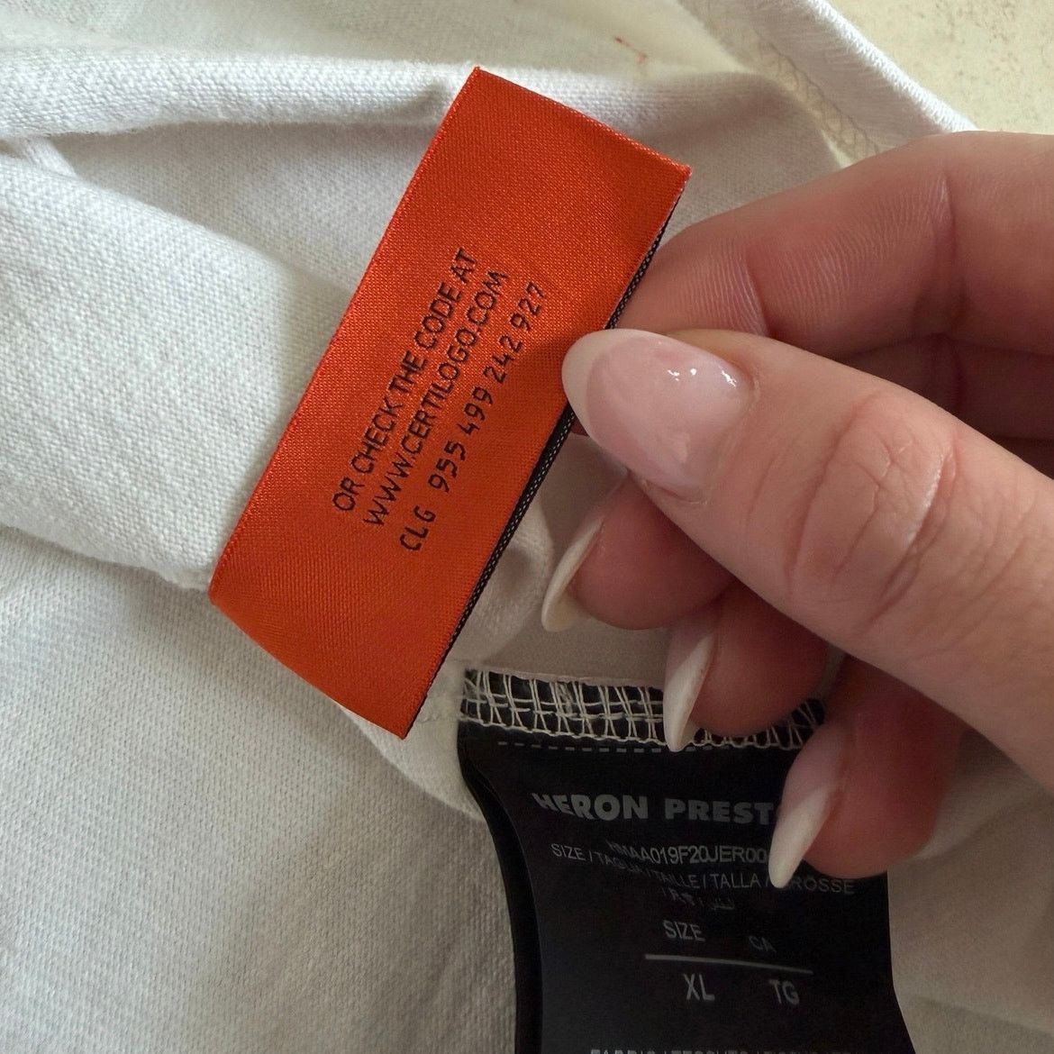Heron Preston Heron Preston “Heron Is A Bird” White T-Shirt XL HP Cube Size US XL / EU 56 / 4 - 7 Thumbnail