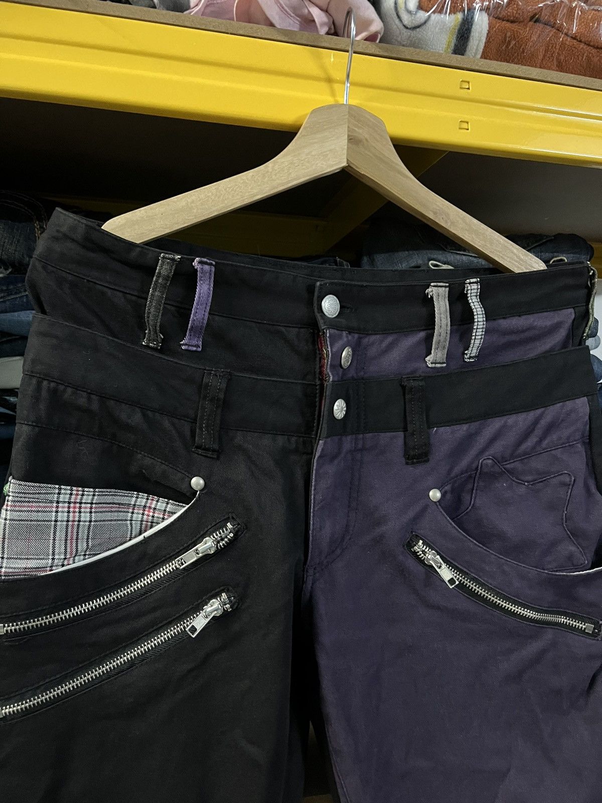 If Six Was Nine × Japanese Brand × Seditionaries MANYDOPE DOUBLE WAIST PUNK PANTS Size US 31 - 3 Thumbnail