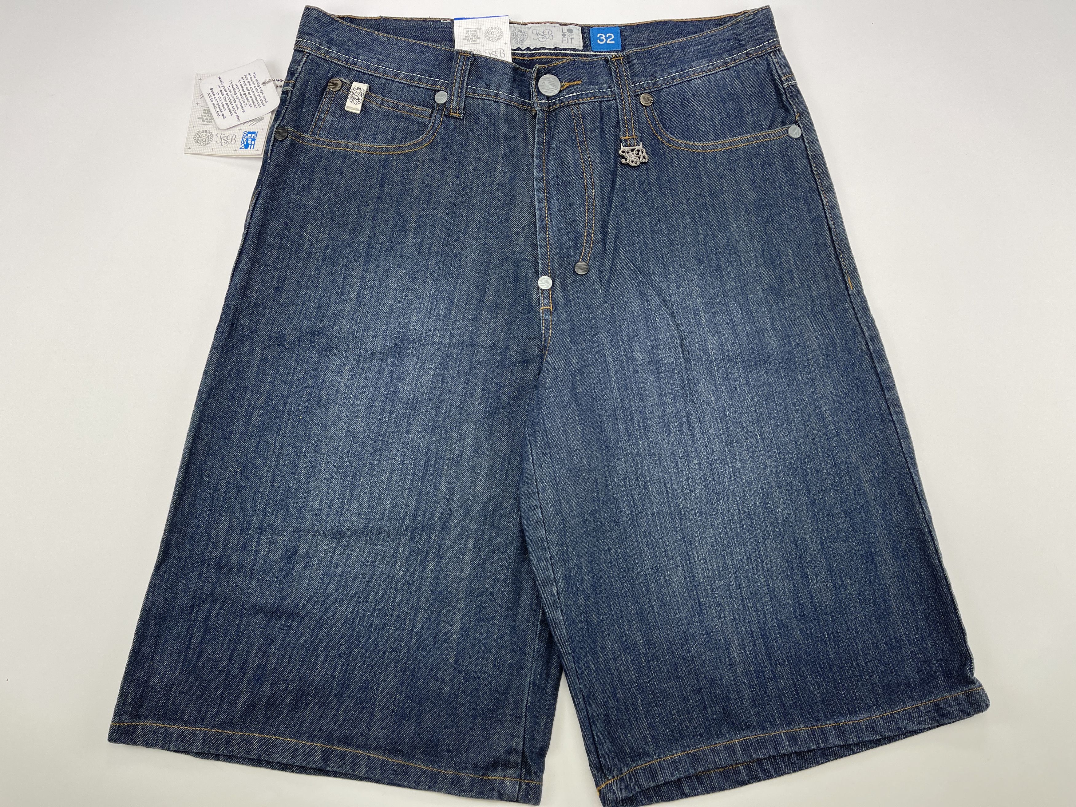 Vintage Mass DNM jeans shorts, vintage hip hop, 90s, skater, size 32 Size US 32 / EU 48 - 3 Thumbnail