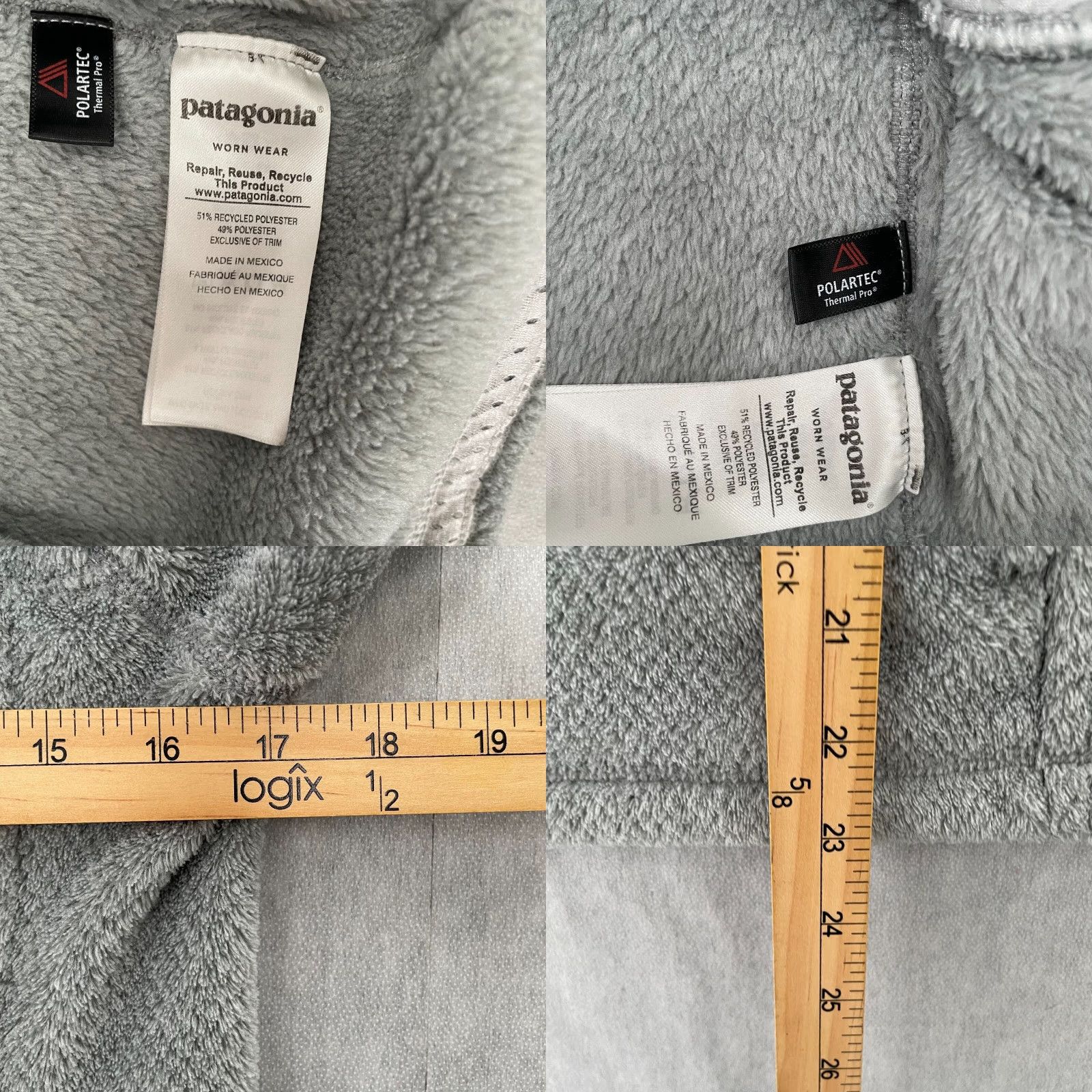 Patagonia Patagonia Jacket Womens Small Gray Snap T Fleece Pullover Polartec Logo Ladies S Size S / US 4 / IT 40 - 8 Thumbnail