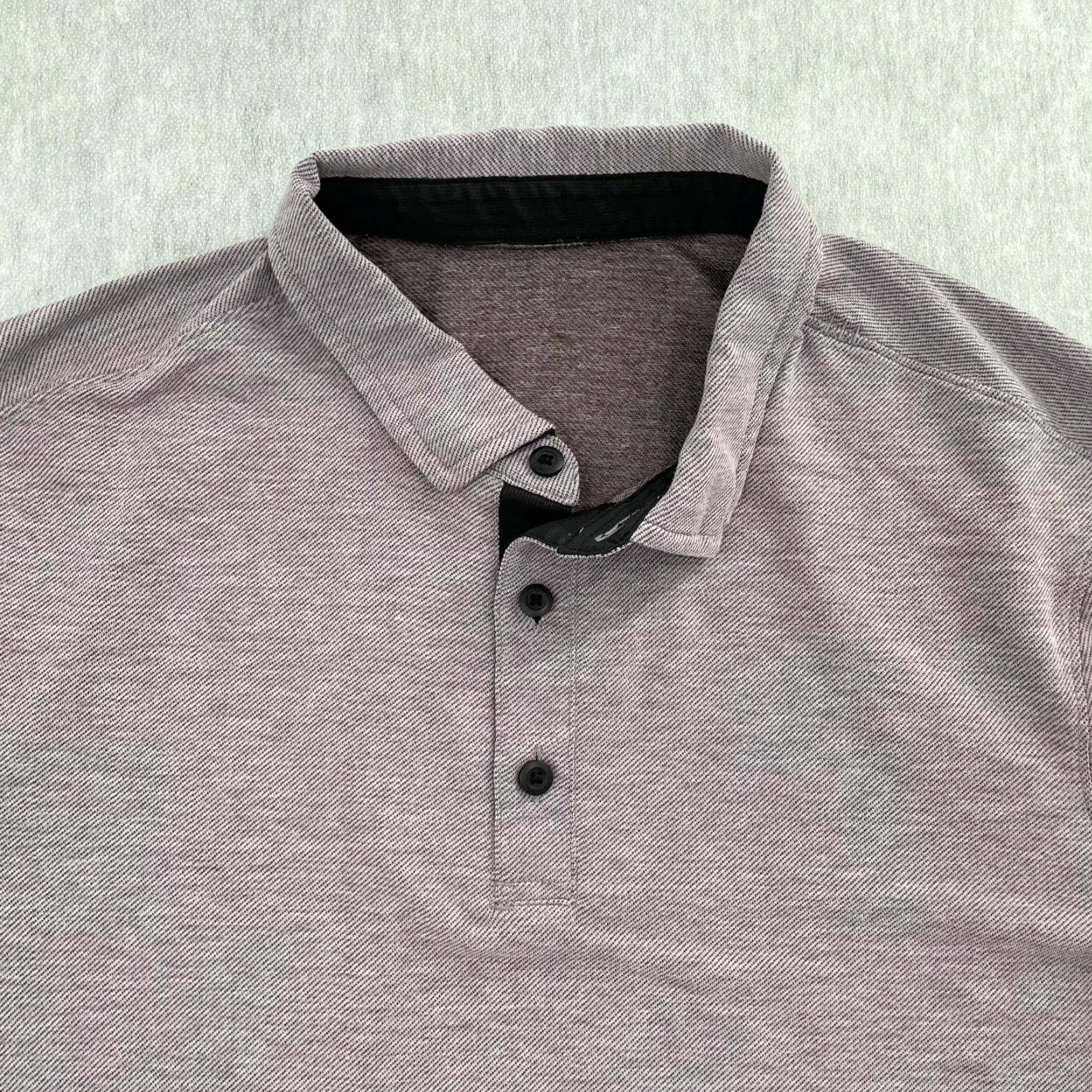 Lululemon VINTAGE Lululemon Tech Polo Shirt Men S Purple Short Sleeve Athletic Activewear 90s Mens Small Purple Polo Size US S / EU 44-46 / 1 - 3 Thumbnail