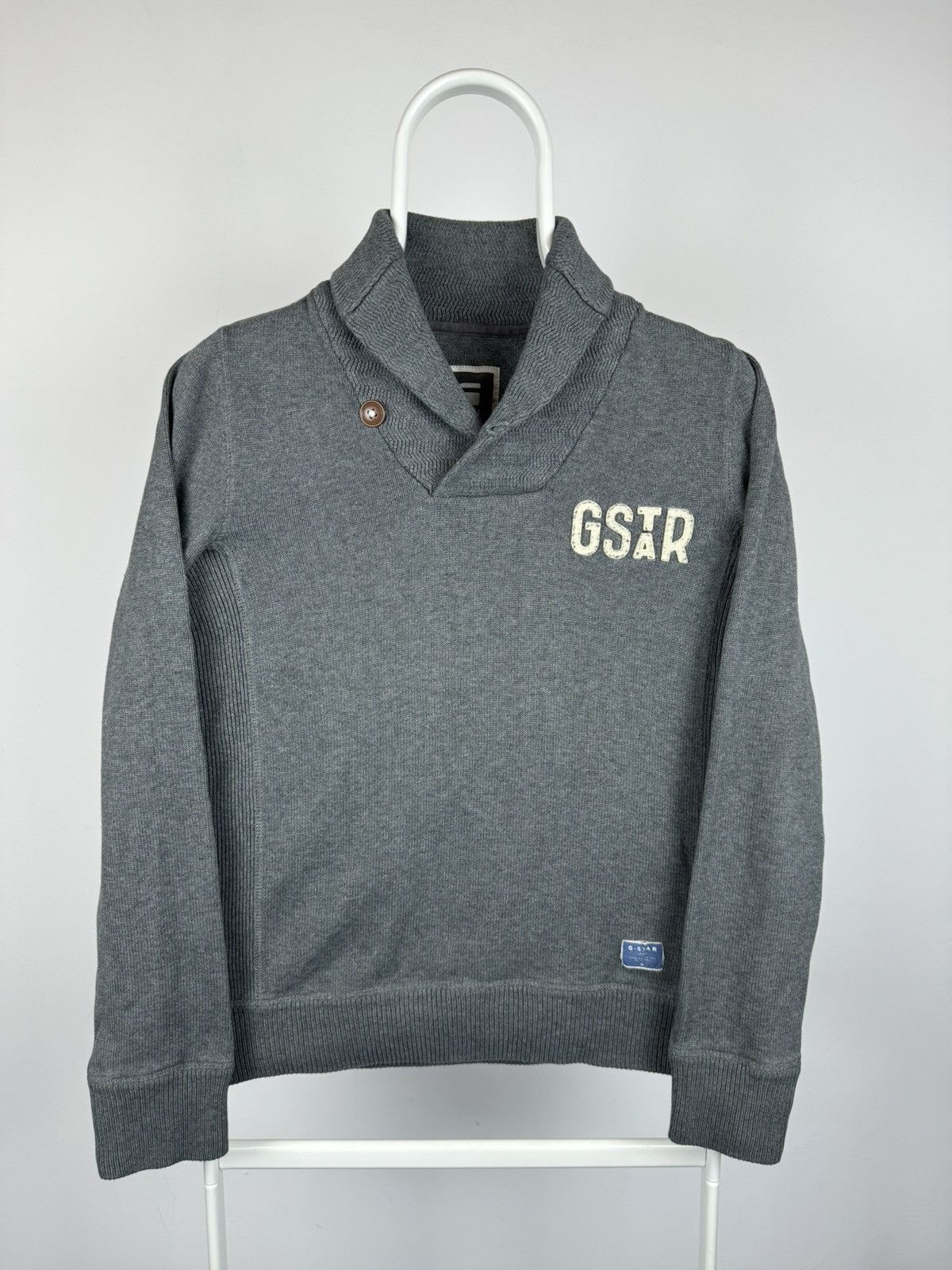 G-Star G Star Raw Sterling Shawl Coll Knit L/S Size US S / EU 44-46 / 1 - 1 Thumbnail
